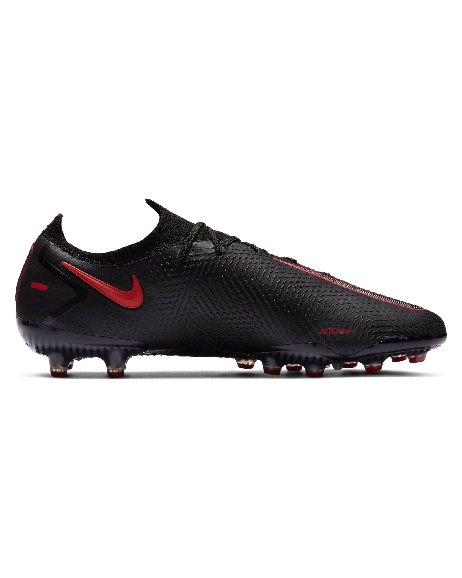 Botas de fútbol Nike Phantom GT Elite AG-Pro Negro Rojo - Fútbol Factory