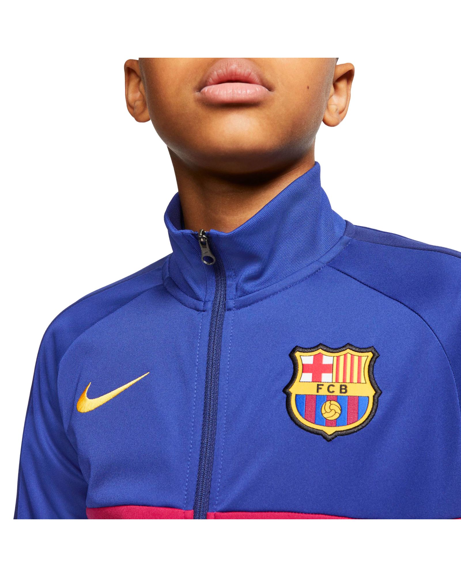 Chaqueta de Paseo FC Barcelona 2020/2021 Junior Azul - Fútbol Factory