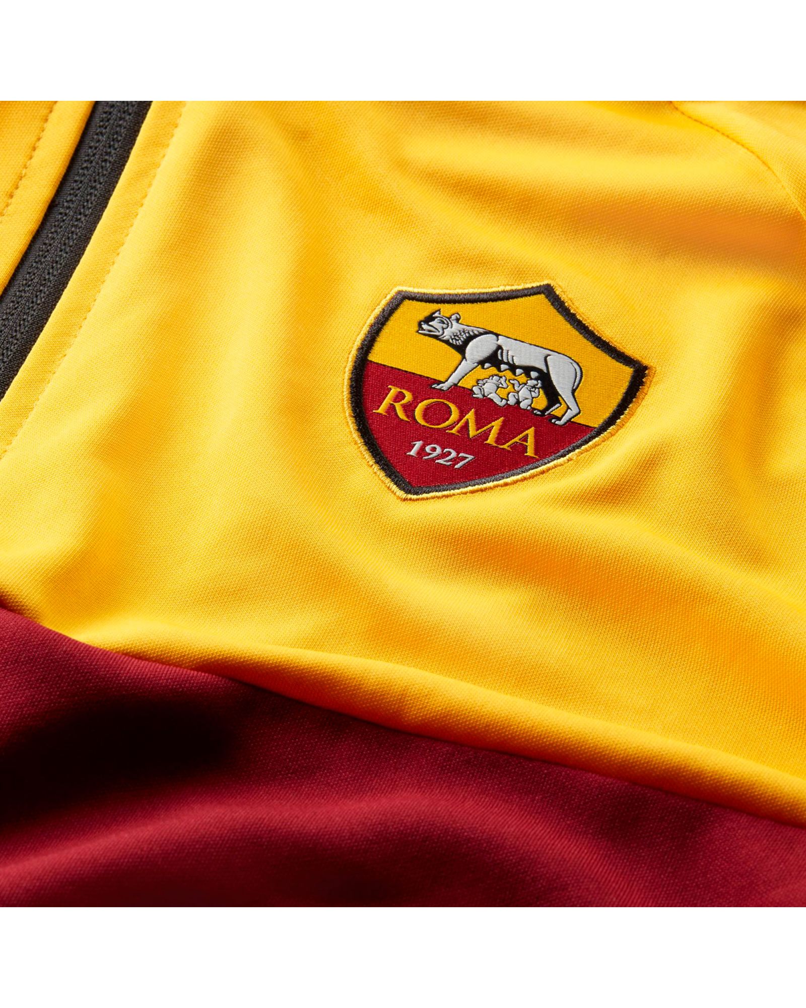 Chaqueta de Paseo AS Roma 2020/2021 Amarillo - Fútbol Factory