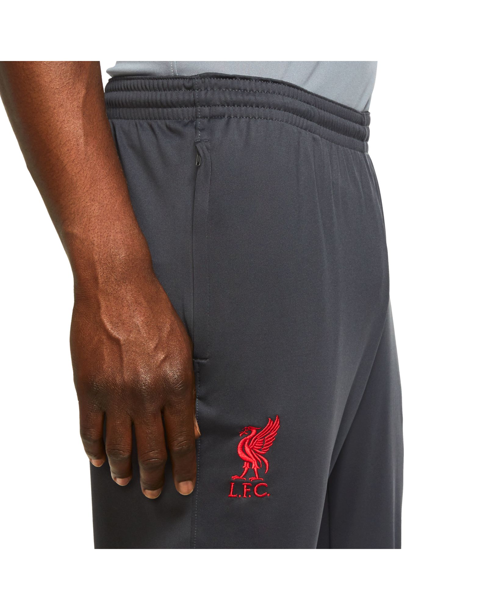 Pantalón Largo de Training Liverpool FC 2020/2021 Dry Strike Gris Rojo - Fútbol Factory