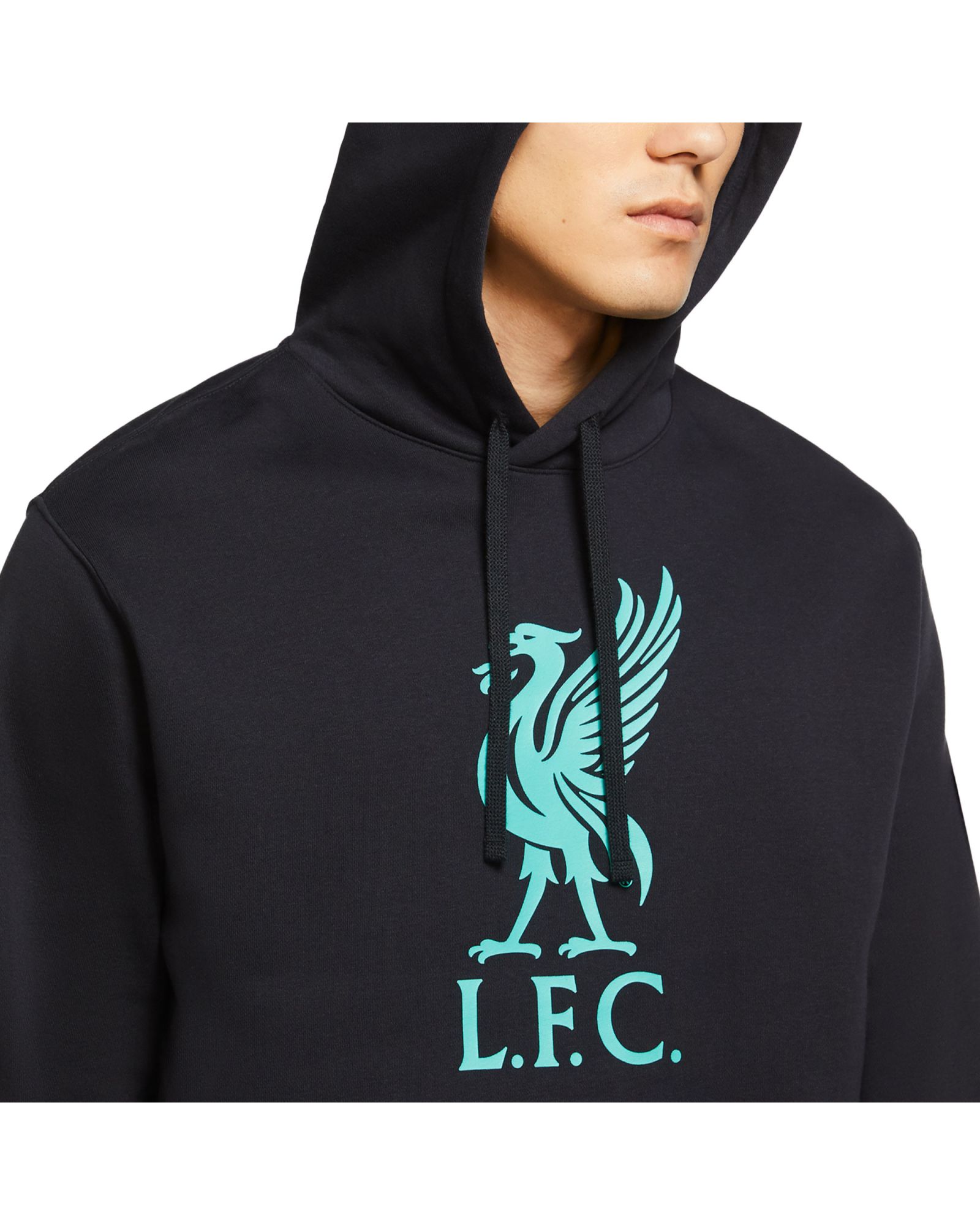 Sudadera de Paseo Liverpool FC 2020/2021 HD Negro - Fútbol Factory