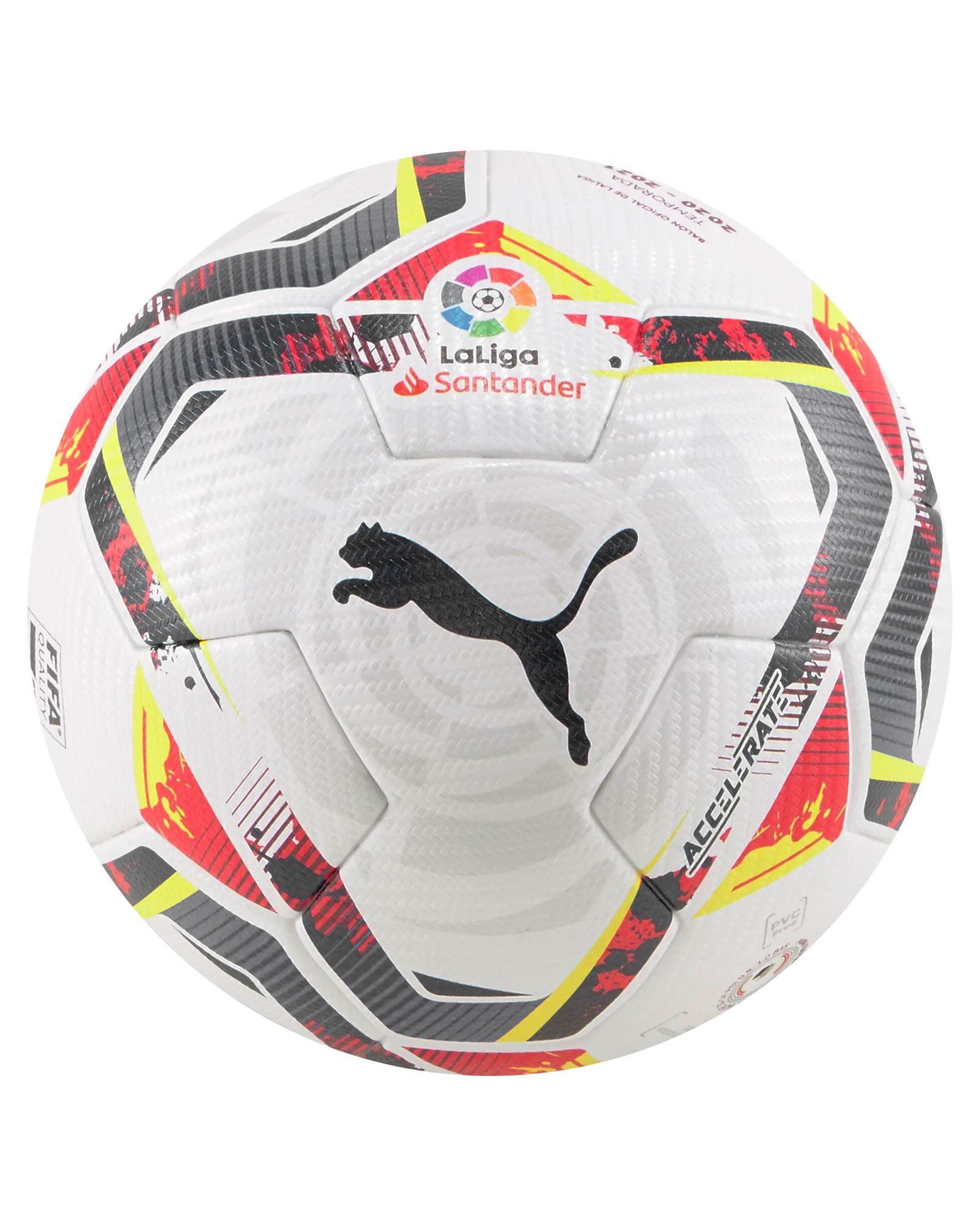 Balón Oficial de Fútbol 11 Accelerate LaLiga 2020/2021 FIFA Quality Pro Blanco - Fútbol Factory