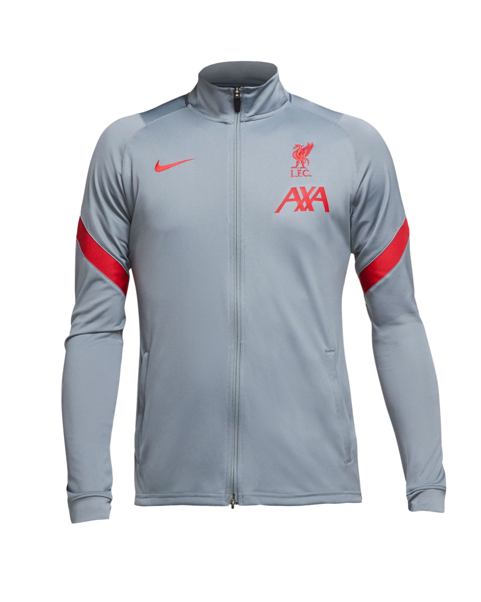 Chaqueta de Paseo Liverpool FC 2020/2021 Gris - Fútbol Factory