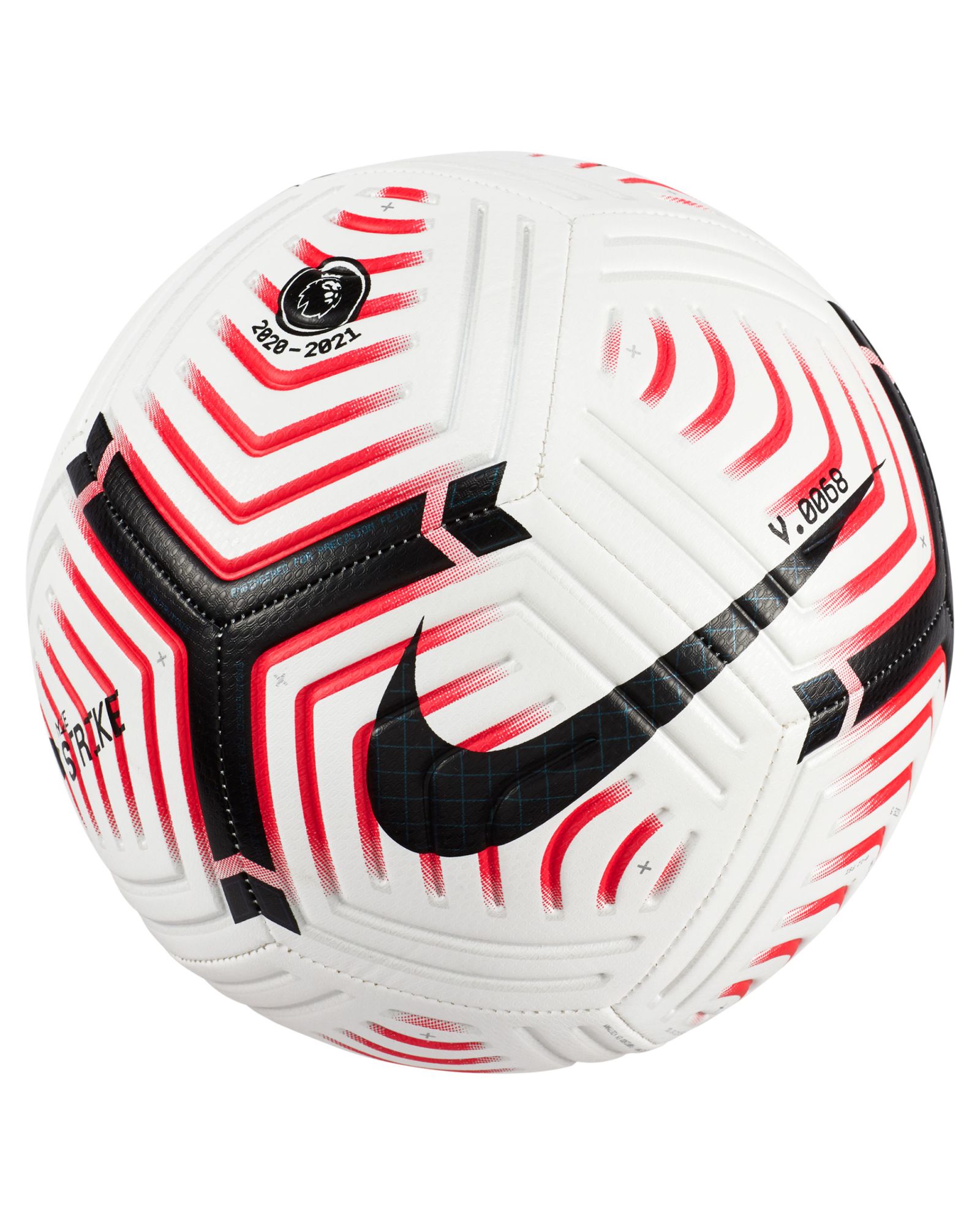 Balón de Fútbol 11 Premier League Strike Blanco Rojo - Fútbol Factory