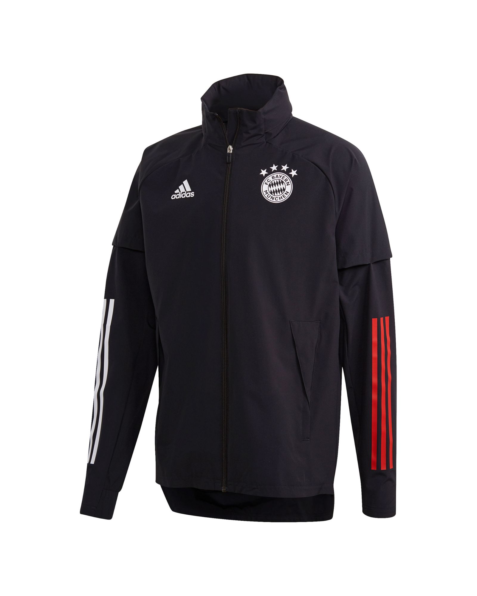 Chubasquero de Training FC Bayern 2020/2021 AW Negro - Fútbol Factory