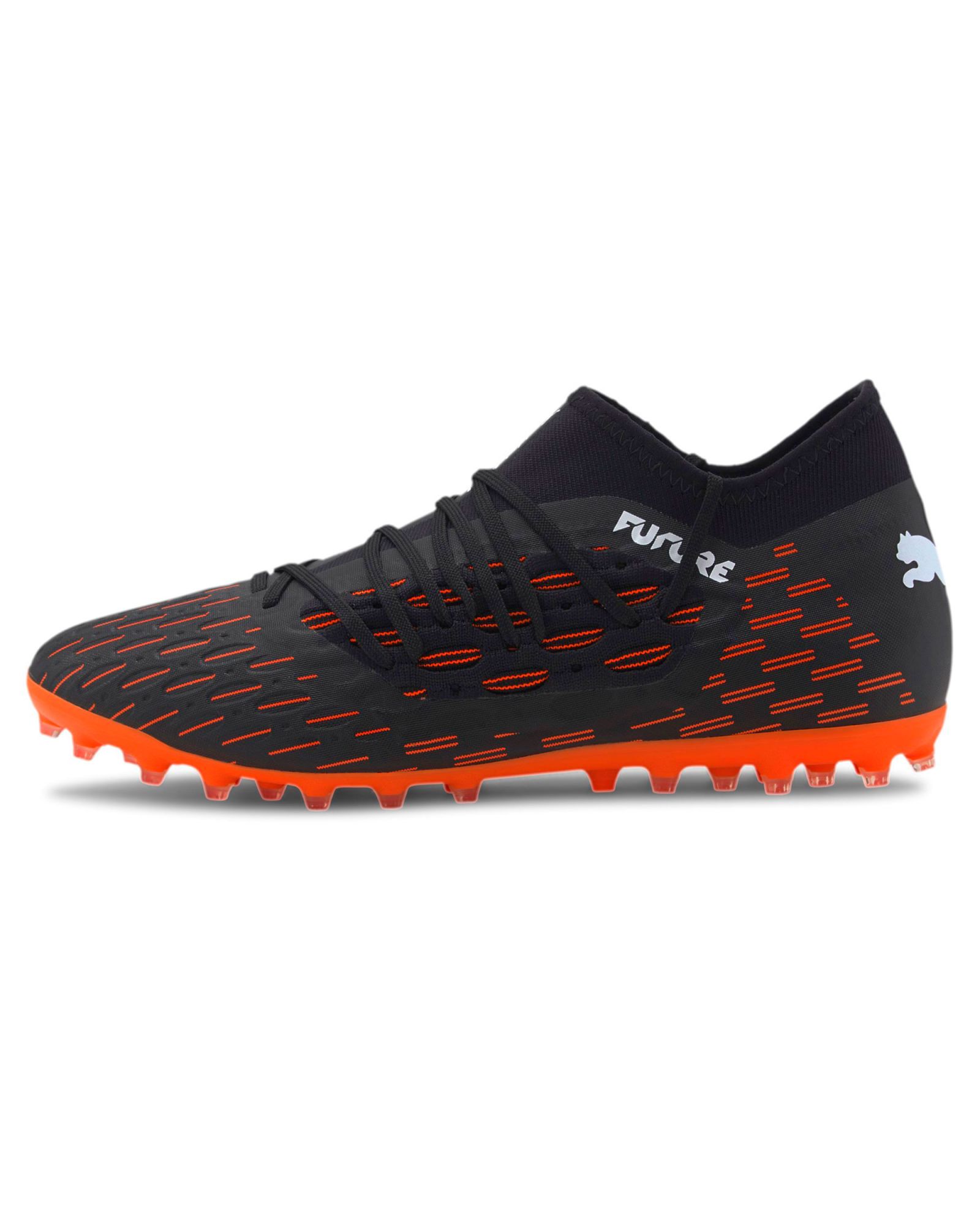 Botas de fútbol Puma Future 6.3 NETFIT MG Negro Naranja - Fútbol Factory