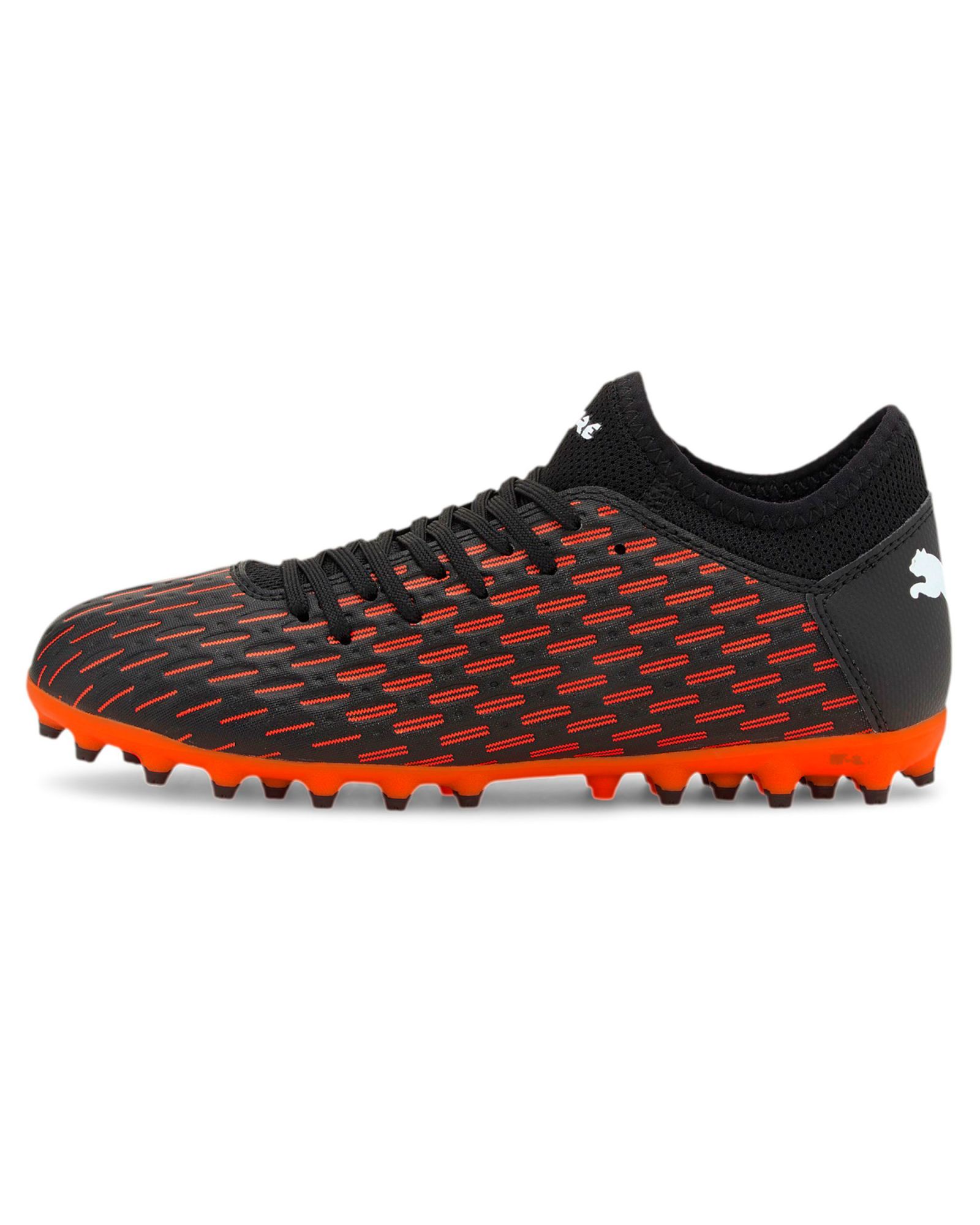 Botas de fútbol Puma Future 6.4 MG Junior Negro Naranja - Fútbol Factory