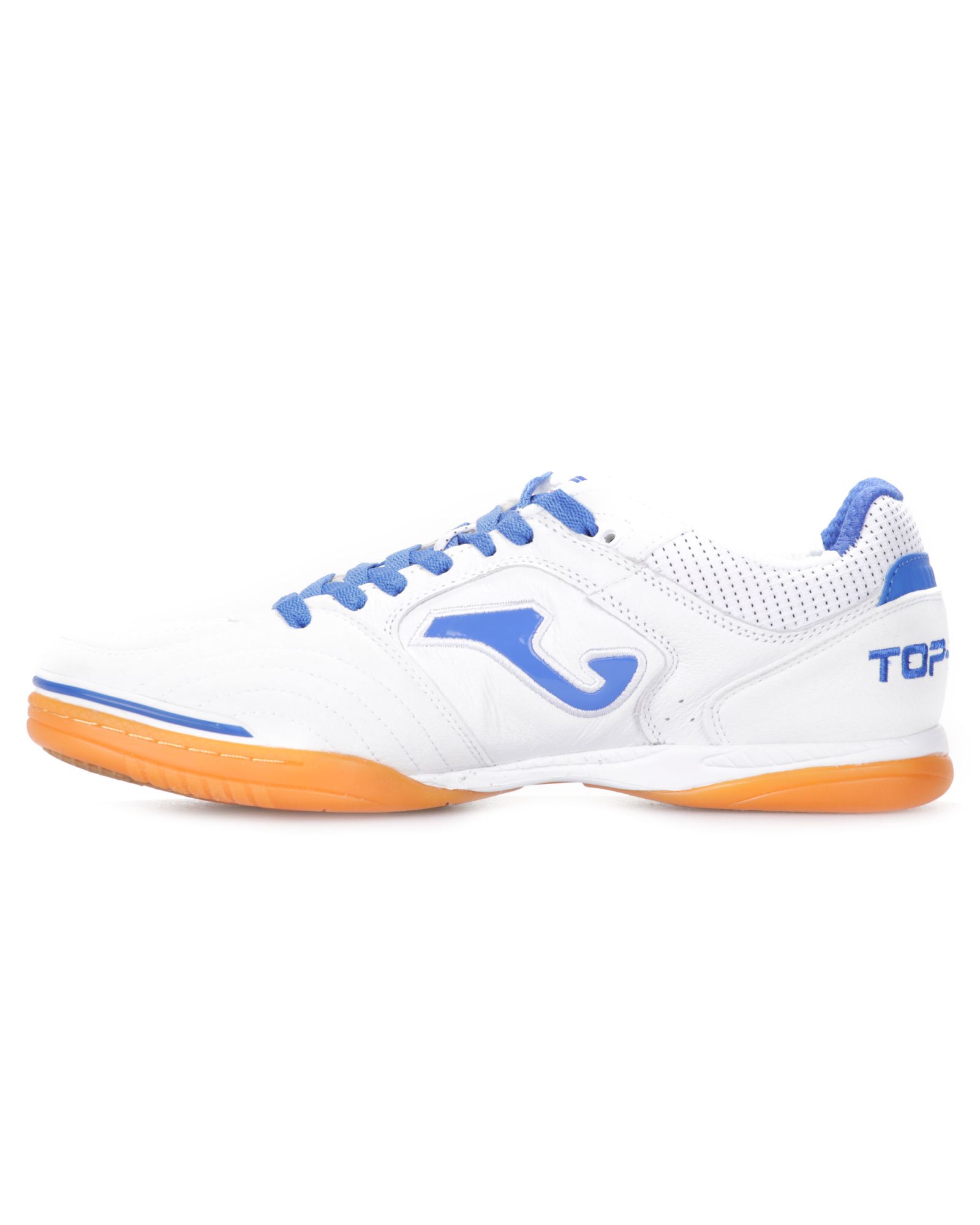 Zapatillas de Fútbol Sala Top Flex IN Blanco Azul - Fútbol Factory