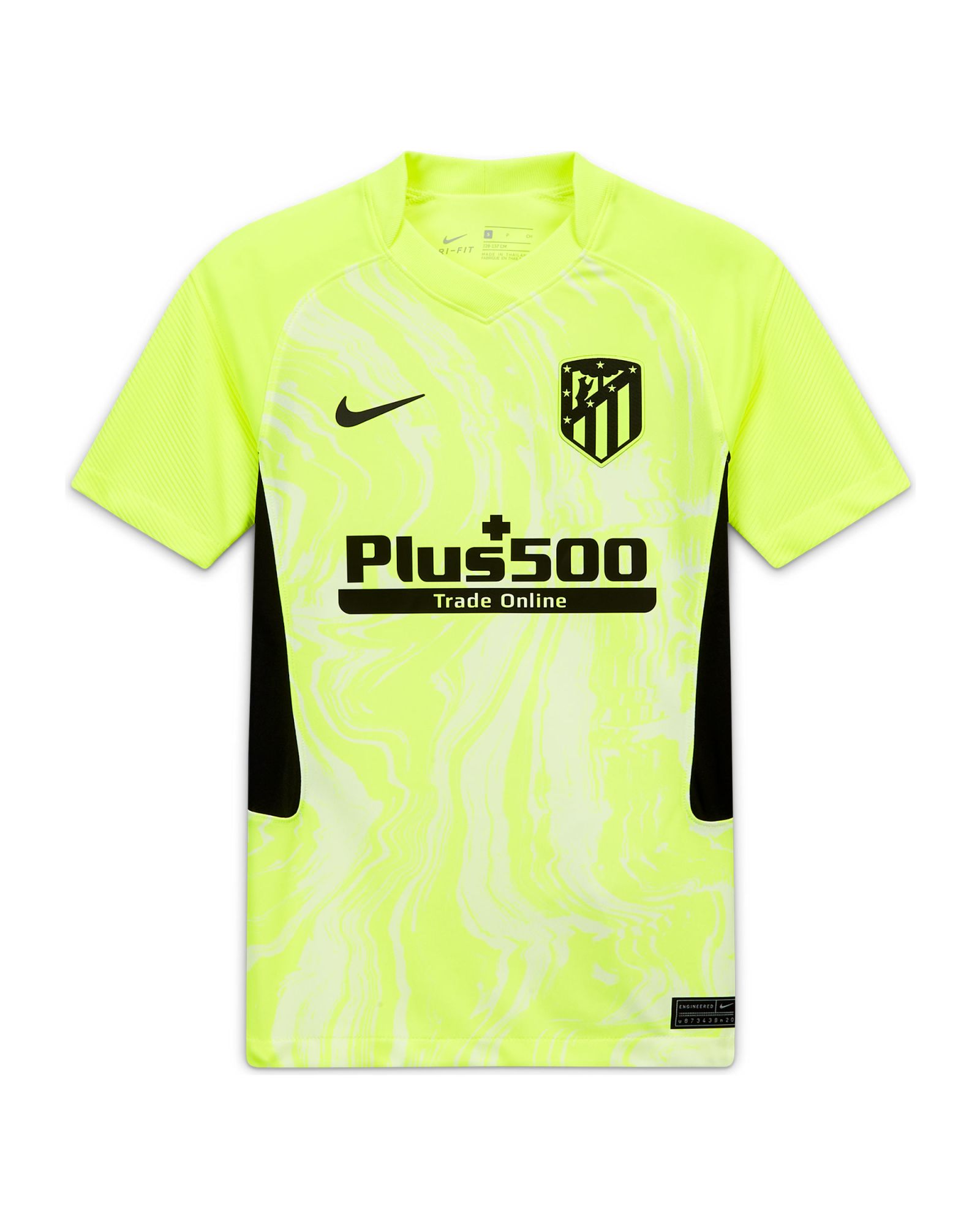 Camiseta 3ª Atlético de Madrid 2020/2021 Junior Amarillo Flúor - Fútbol Factory