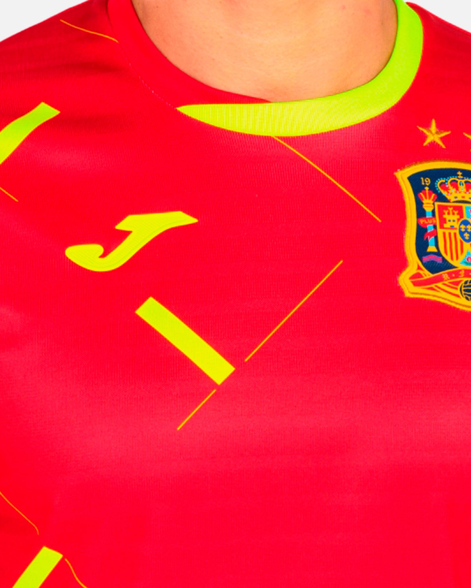 Camiseta 1ª España FFS Eurocopa 2021 Niño Rojo - Fútbol Factory