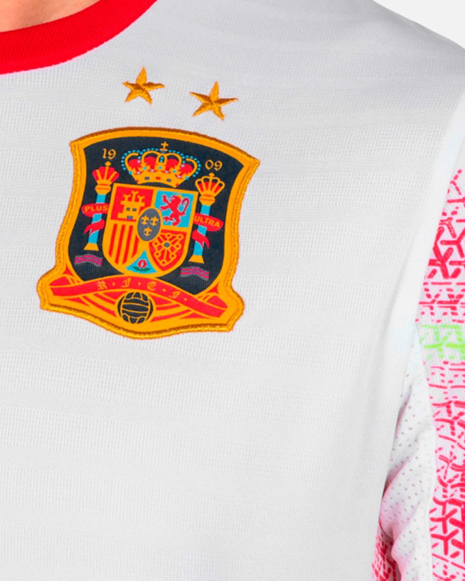 Camiseta 2ª España FFS Eurocopa 2021 Blanco - Fútbol Factory