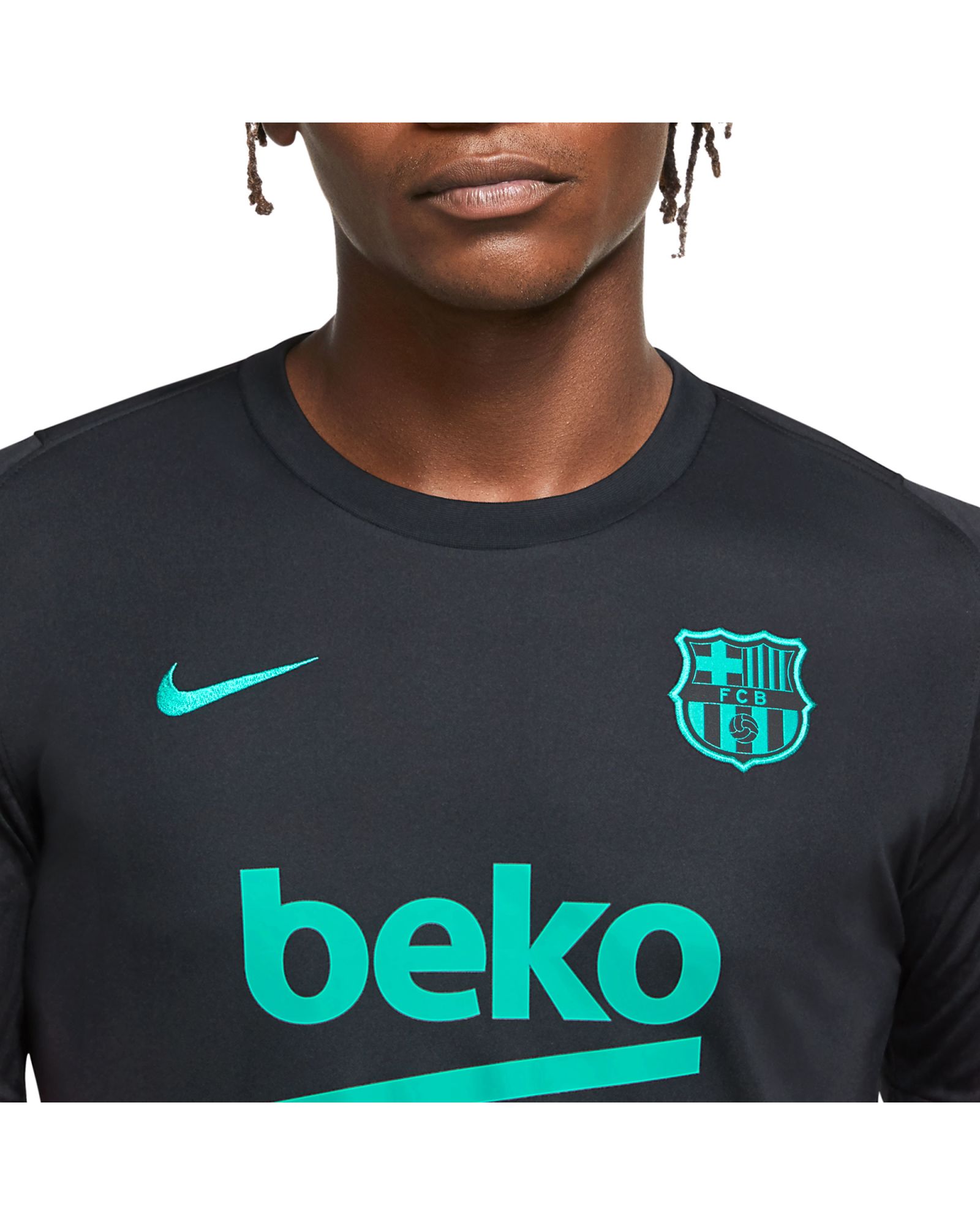Camiseta de Training FC Barcelona 2020/2021 Strike Negro - Fútbol Factory