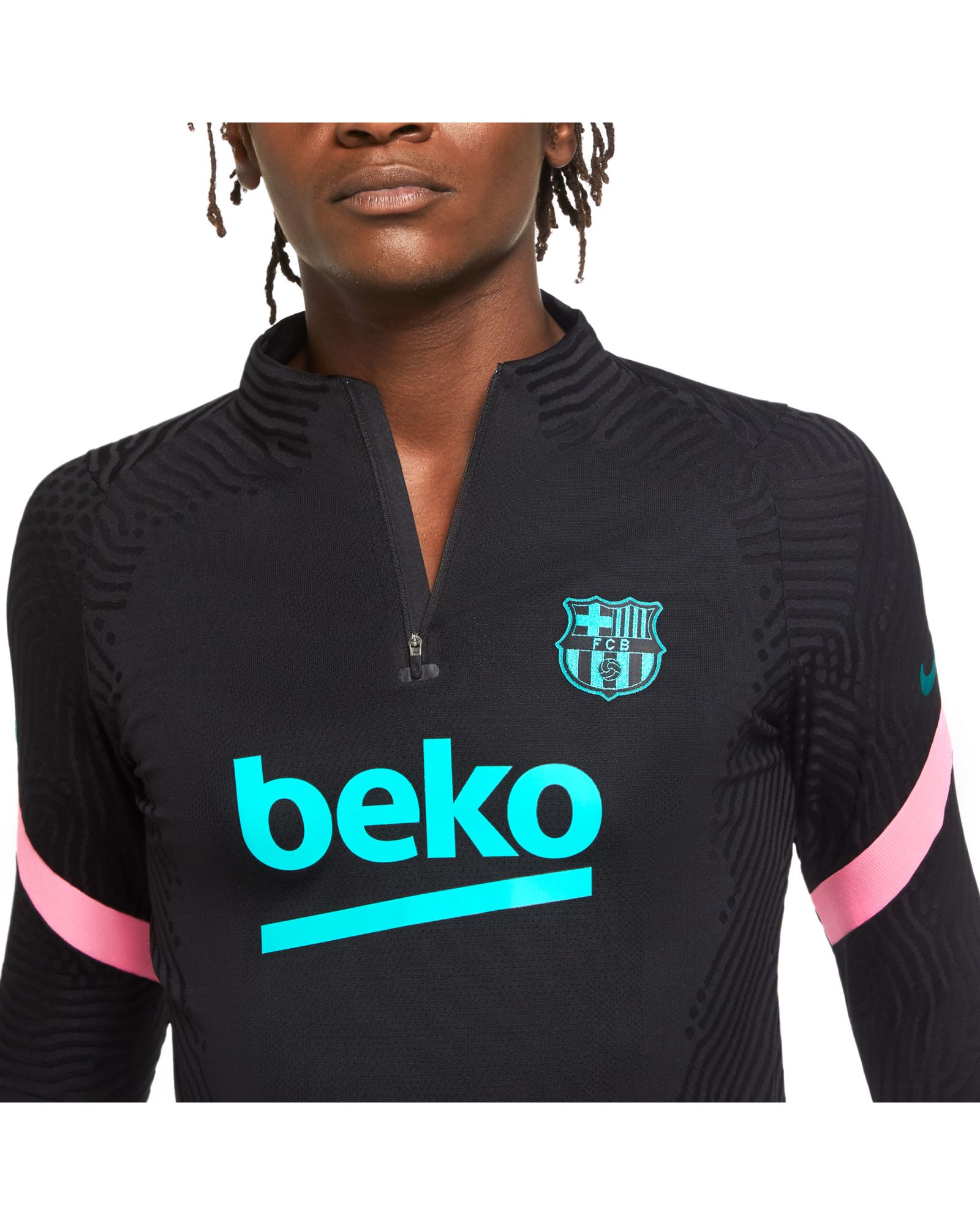 Sudadera de Training FC Barcelona 2020/2021 VaporKnit Strike Negro - Fútbol Factory