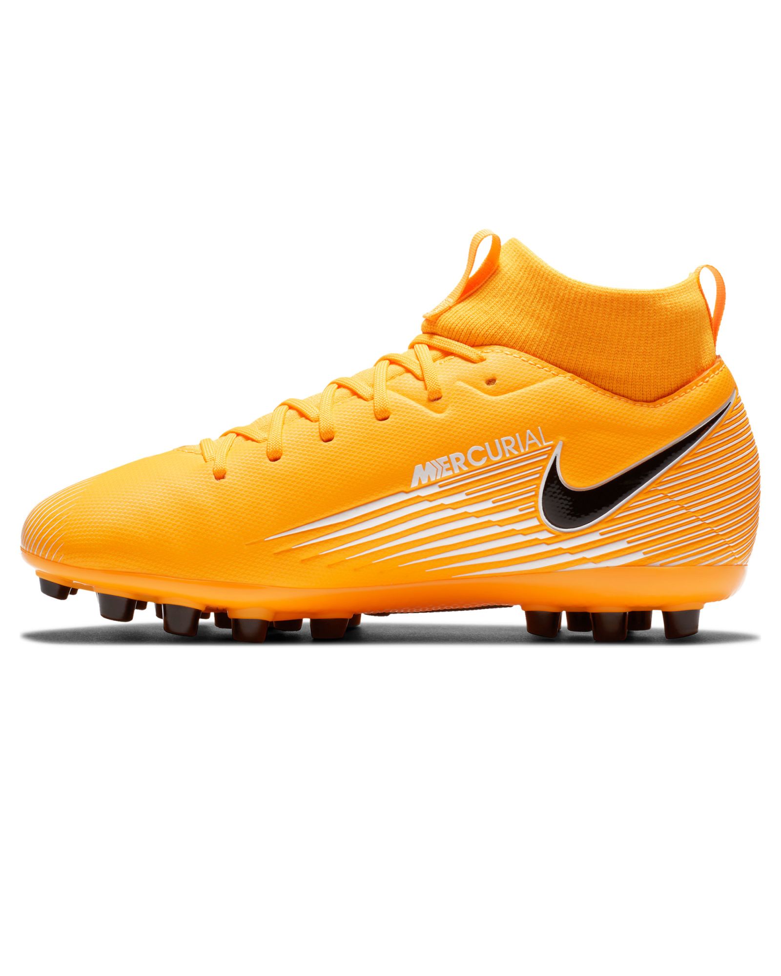 Botas de Fútbol Mercurial Superfly 7 Academy AG Junior Naranja - Fútbol Factory