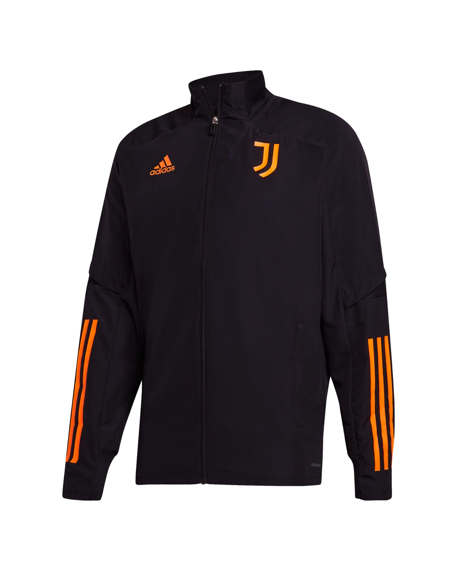 Chándal de Prepartido Juventus FC 2020/2021 Negro Naranja - Fútbol Factory