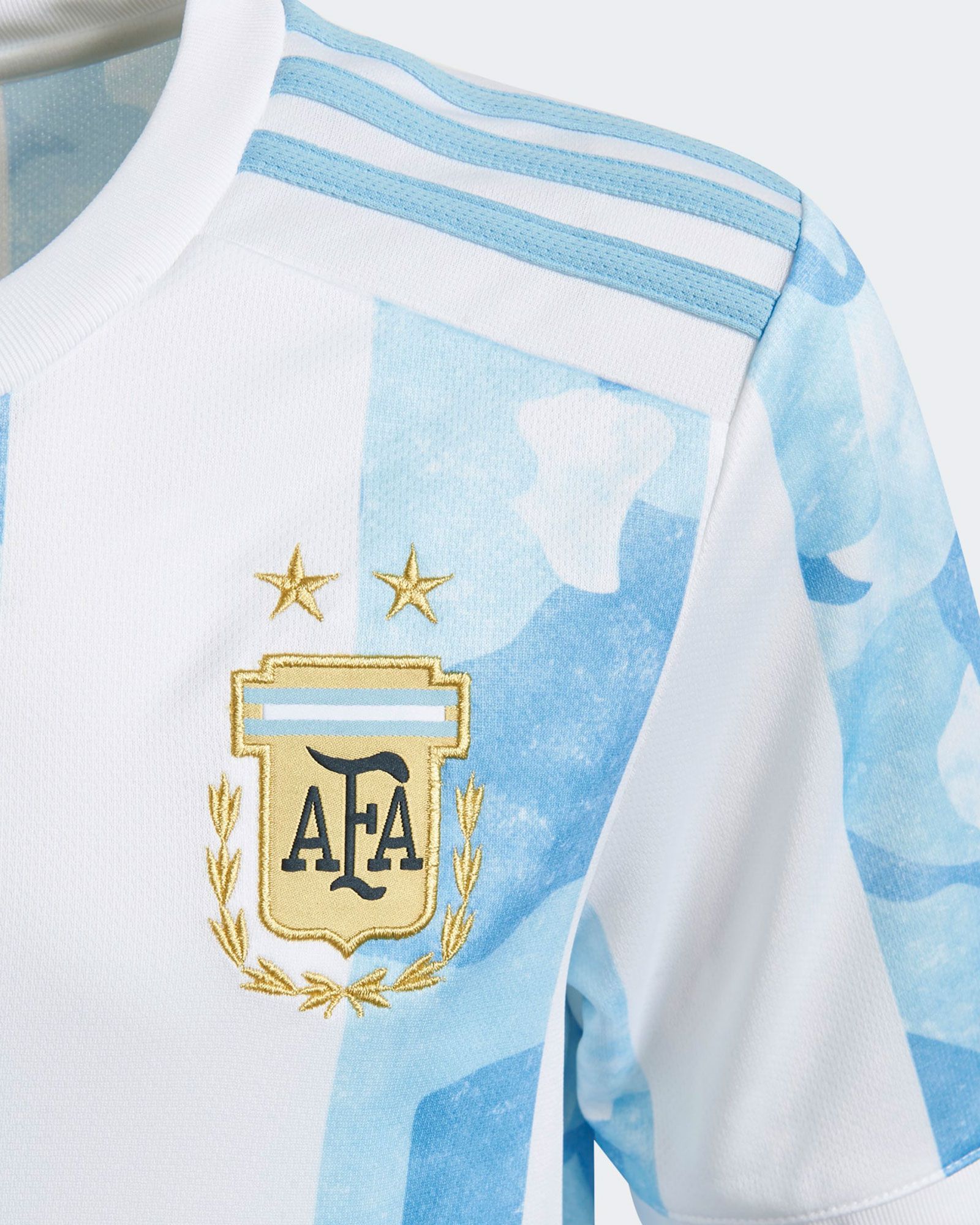 Camiseta 1ª Argentina 2020/2021 Junior Blanco Azul - Fútbol Factory