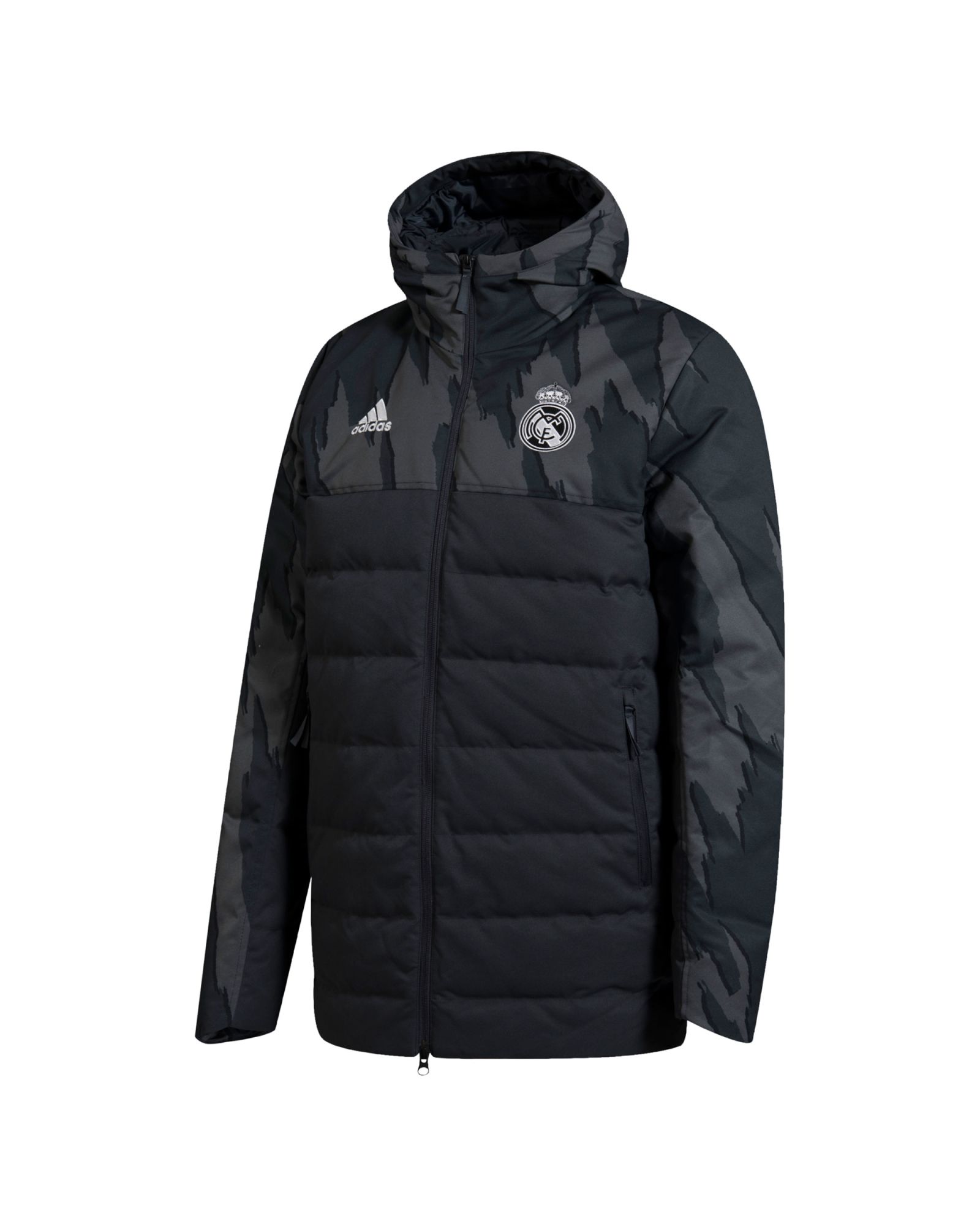 Abrigo de Paseo Real Madrid 2020/2021 Gris - Fútbol Factory