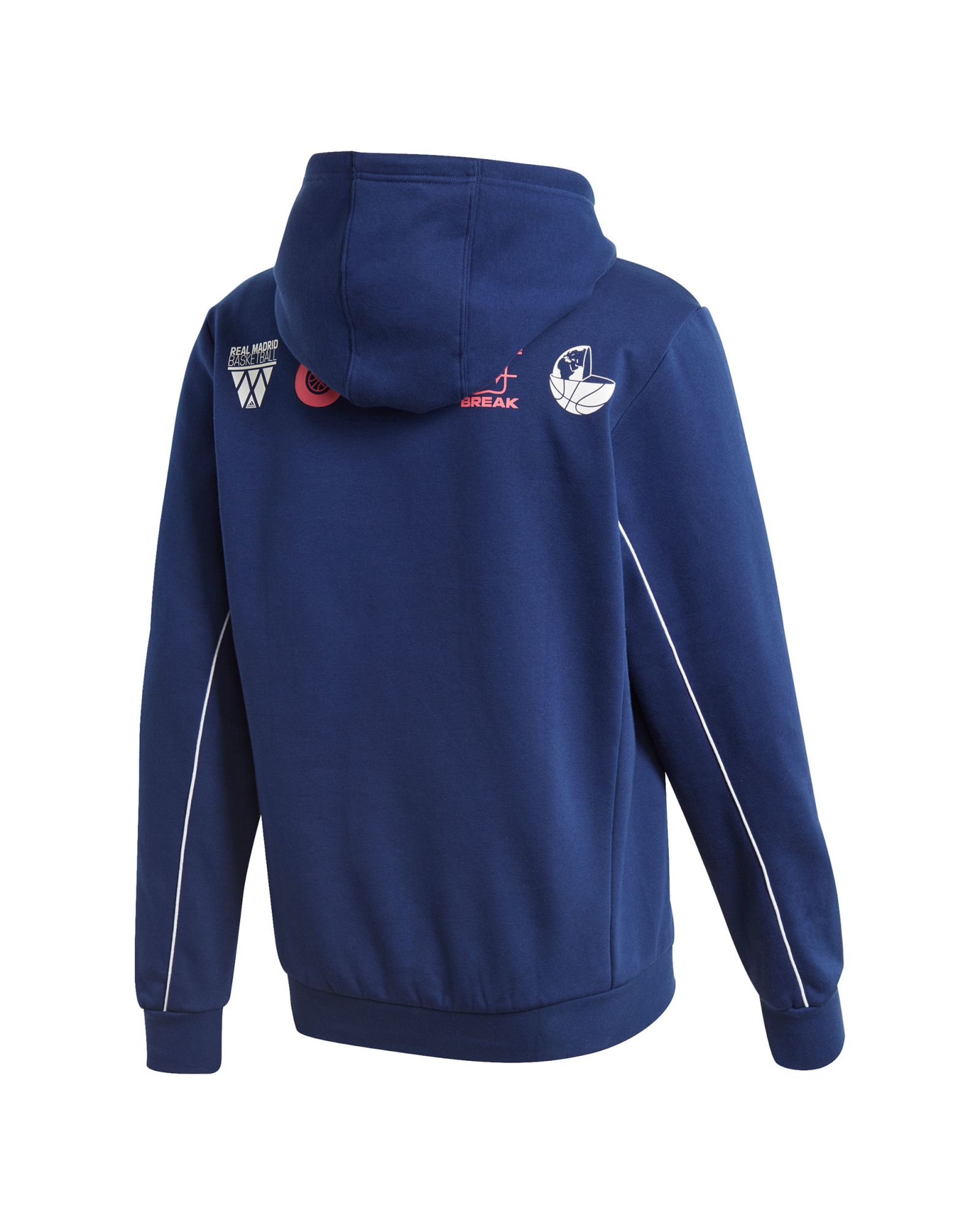 Sudadera con capucha de Paseo Real Madrid 2020/2021 Baloncesto Icons Azul - Fútbol Factory