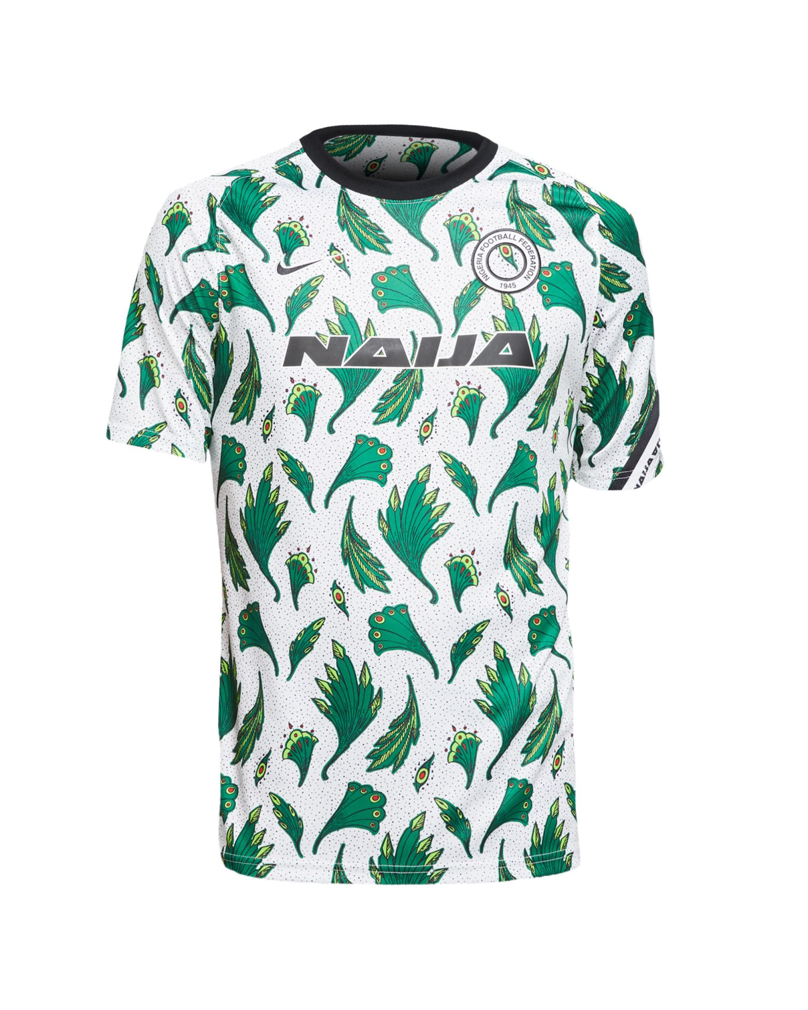 Camiseta de Calentamiento Nigeria 2020/2021 Blanco Verde - Fútbol Factory