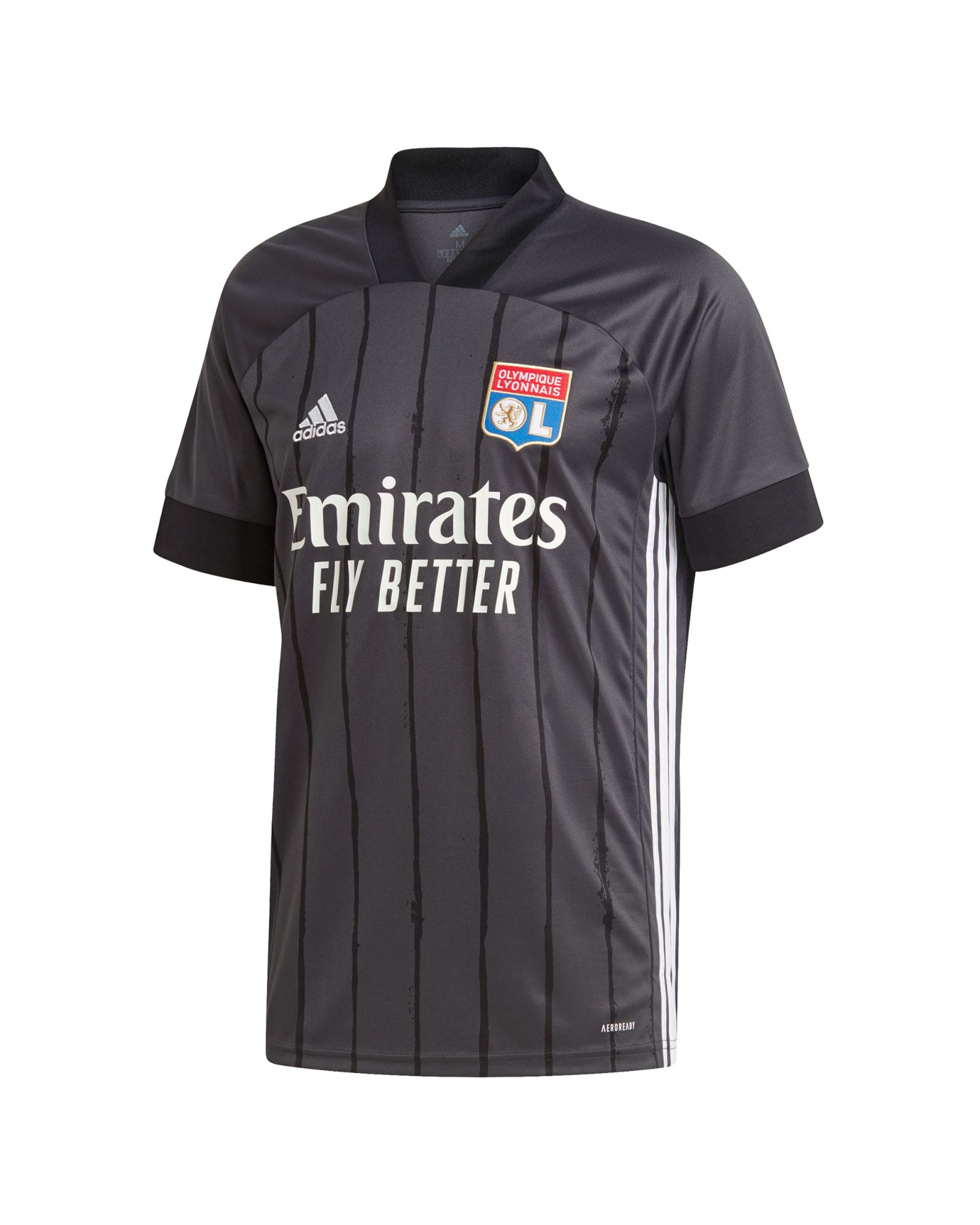 Camiseta 2ª Olympique Lyon 2020/2021 negro - Fútbol Factory