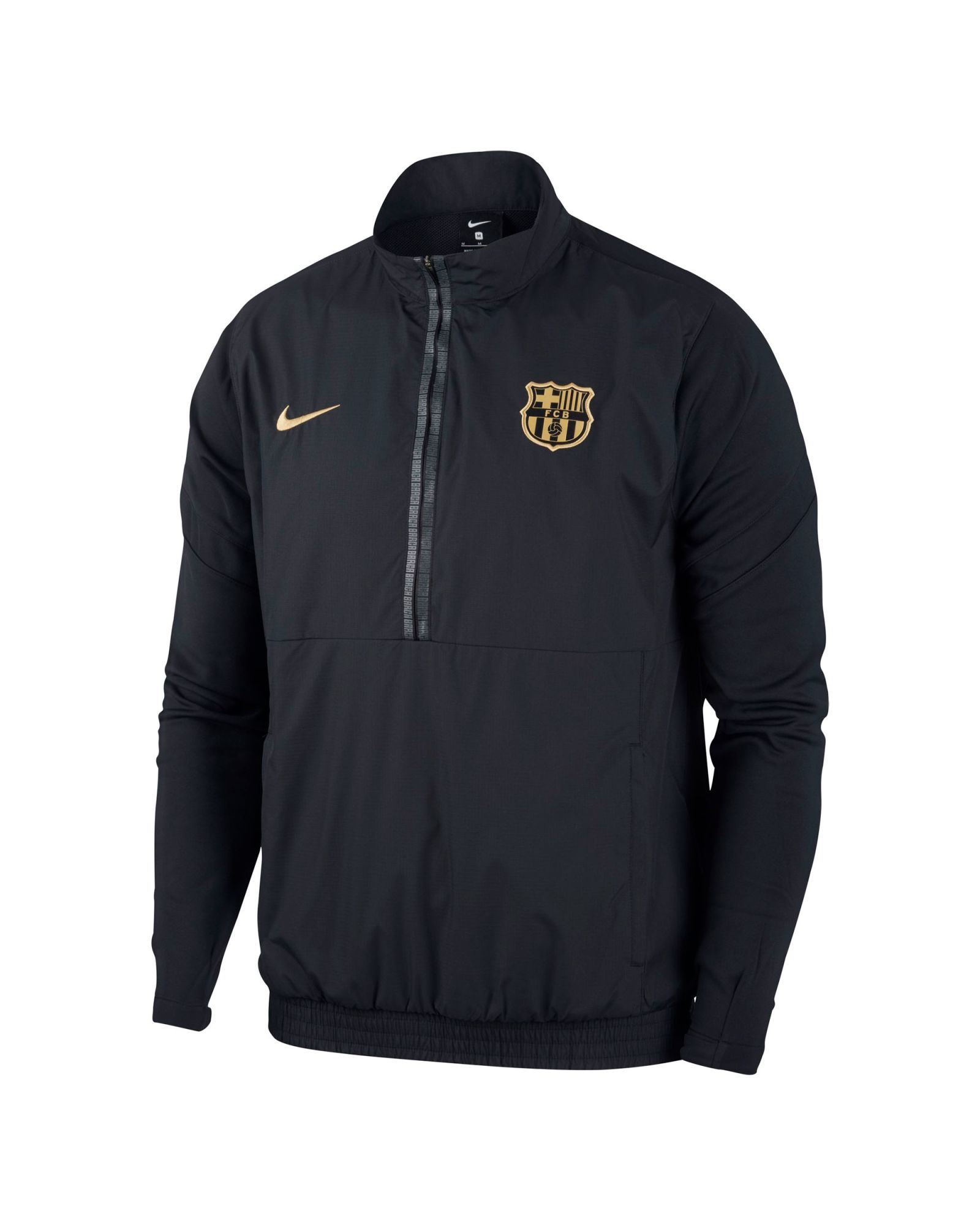 de Training FC Barcelona Performance Negro Dorado