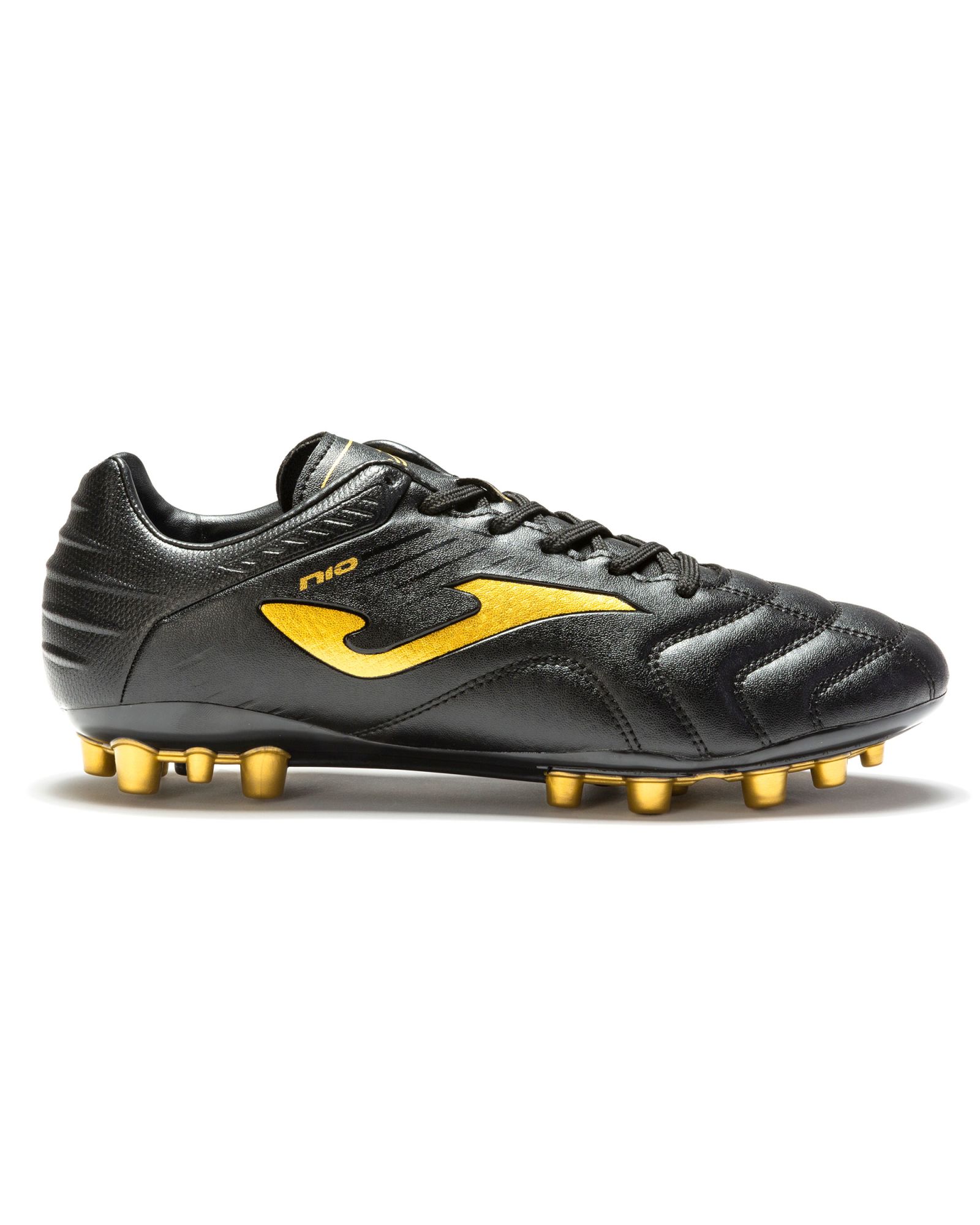 Botas de Fútbol N-10 Pro AG Negro Oro - Fútbol Factory