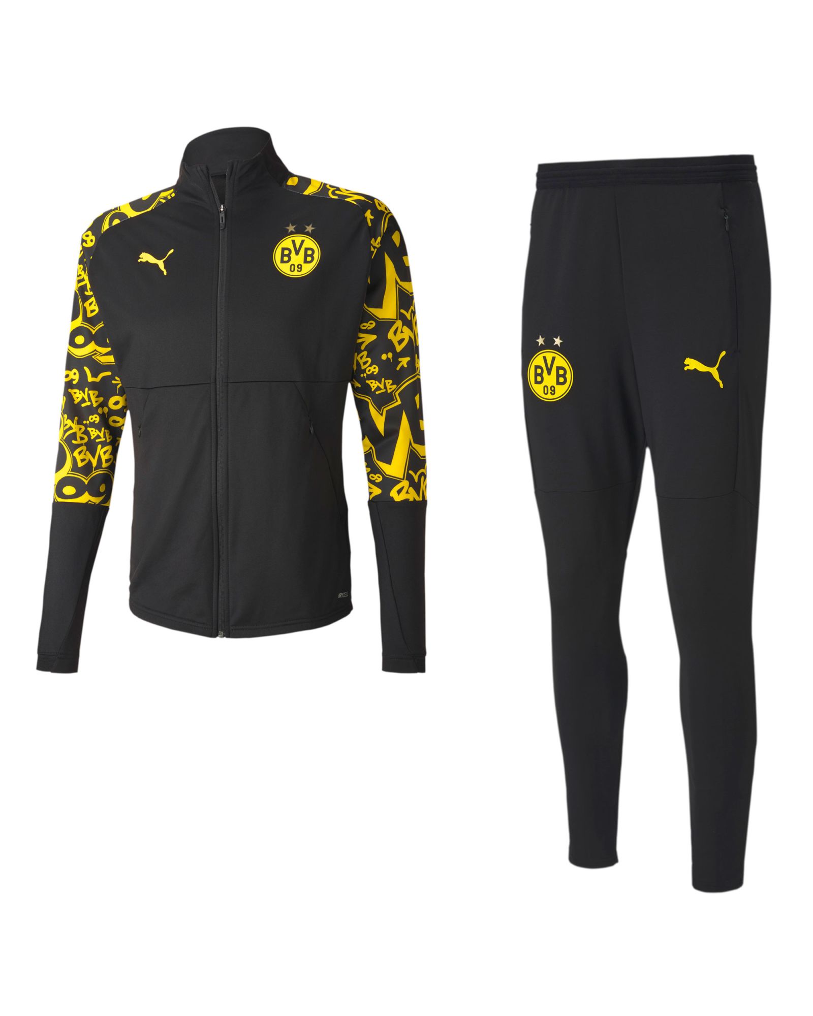 Pantalón de Chándal para Adultos Puma Borussia Dortmund Negro