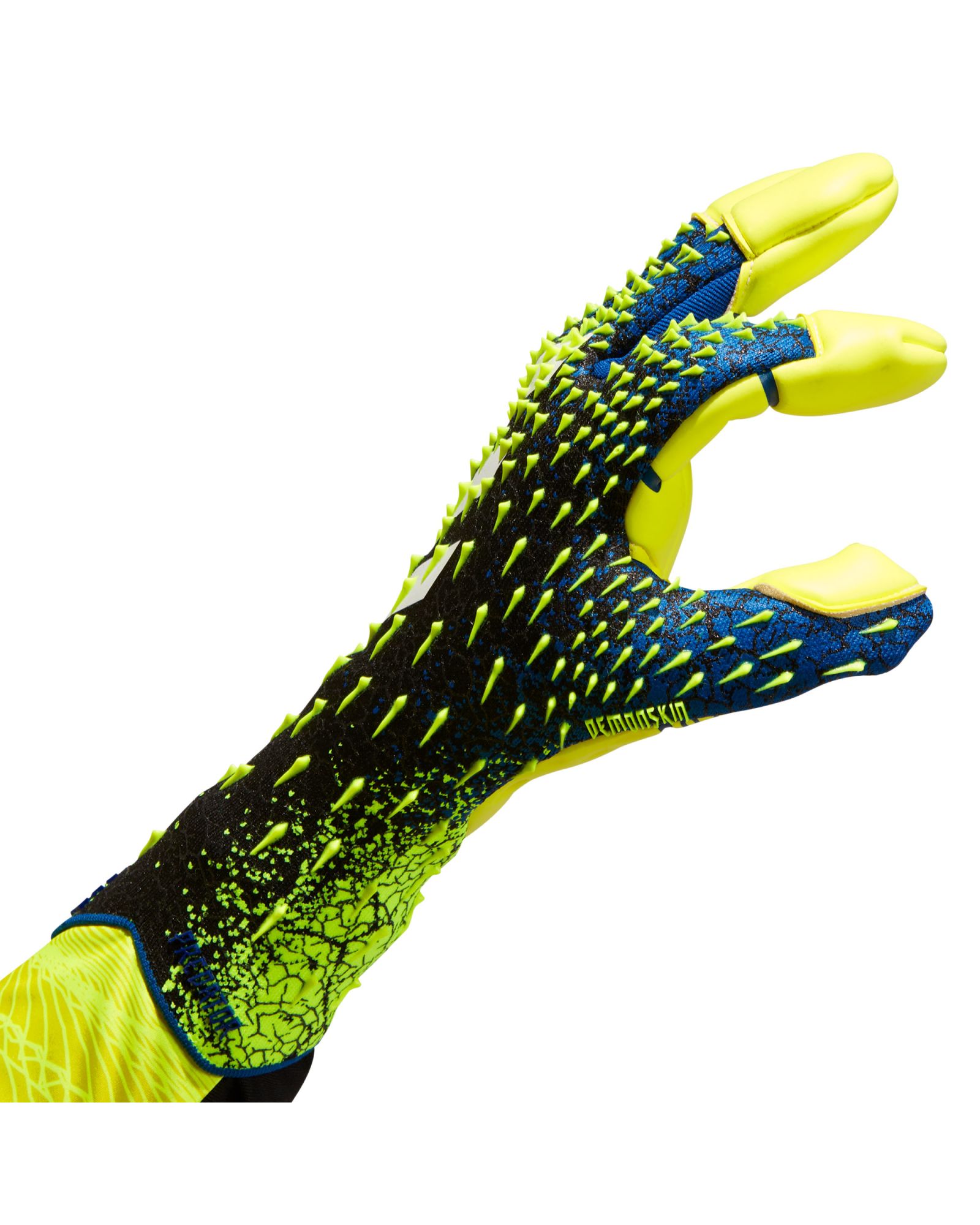 Guantes Predator Pro Hybrid Azul Negro - Fútbol Factory