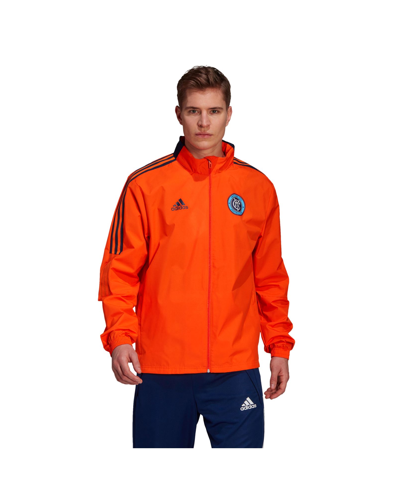 Chubasquero de Training New York City 2021/2022 AW Naranja - Fútbol Factory