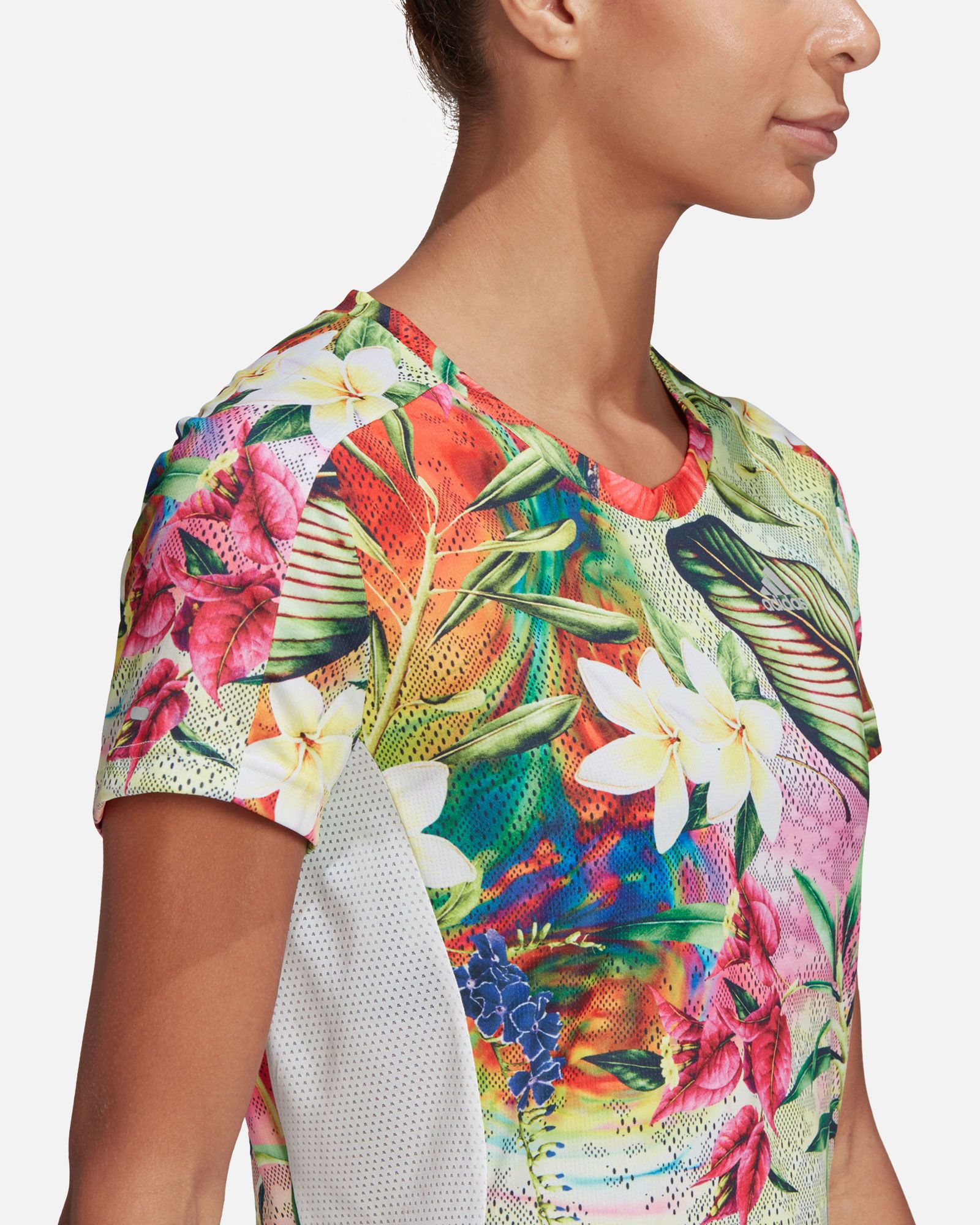 Camiseta adidas Own The Run Floral - Fútbol Factory