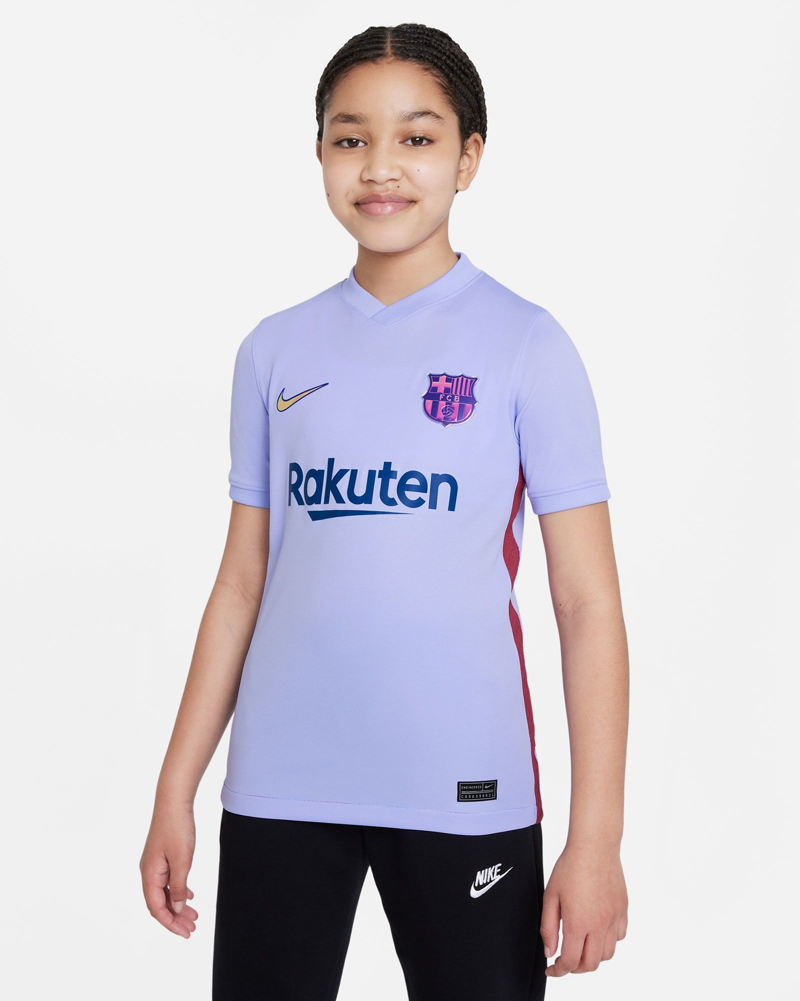 FC Barcelona, Camiseta Niño/a, Temporada 2021/22, Segunda Equipación Oficial