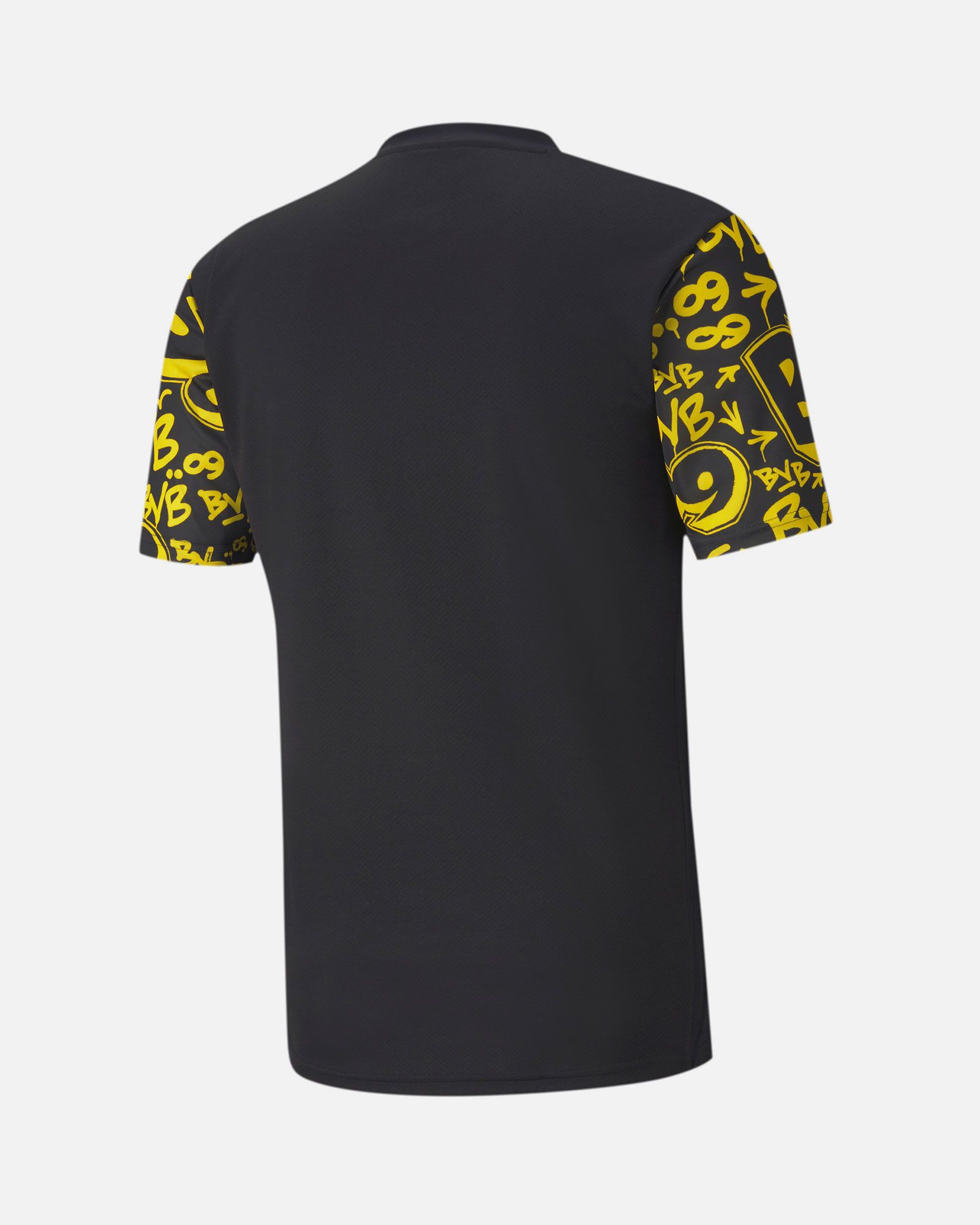 Camiseta Pre Partido del Borussia Dortmund 2022 Amarillo y Negro