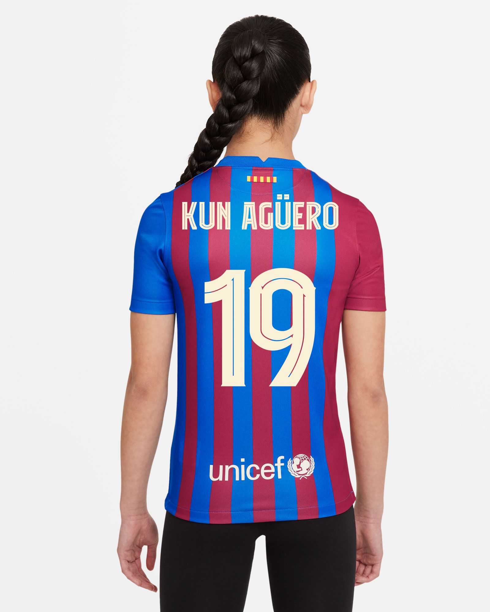 Camiseta 1ª FC Barcelona 2021/2022 Kun Agüero - Fútbol Factory