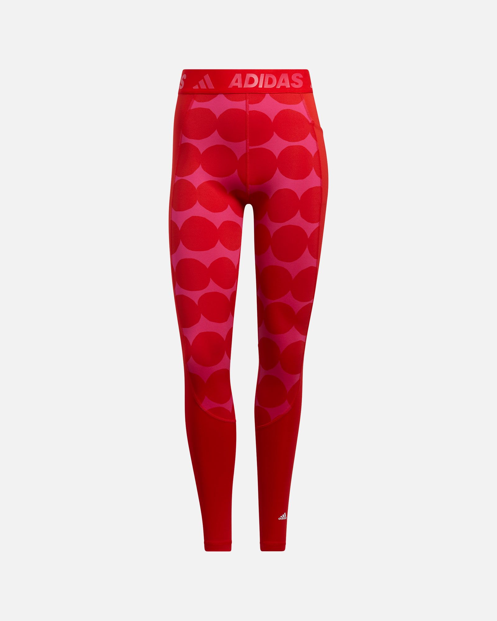 Adidas-mallas deportivas para mujer, Leggings negros, Marimekko