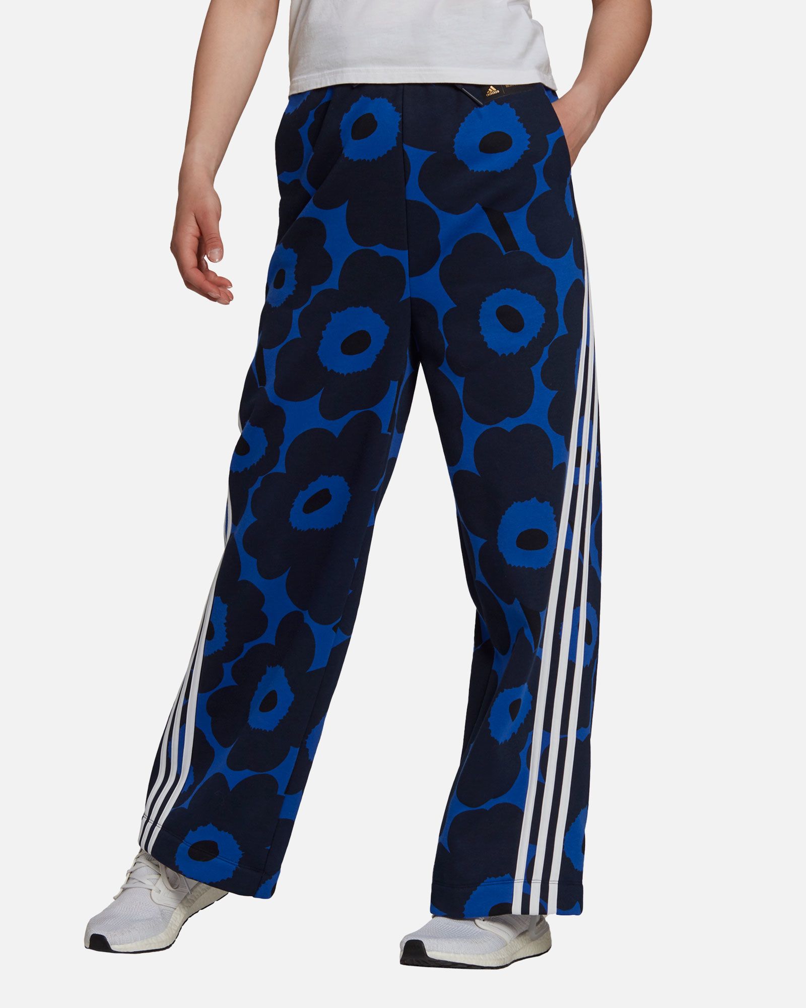 ADIDAS SPORTSWEAR Skinny Spodnie sportowe 'Marimekko Optime' w kolorze  Jasnoniebieskim