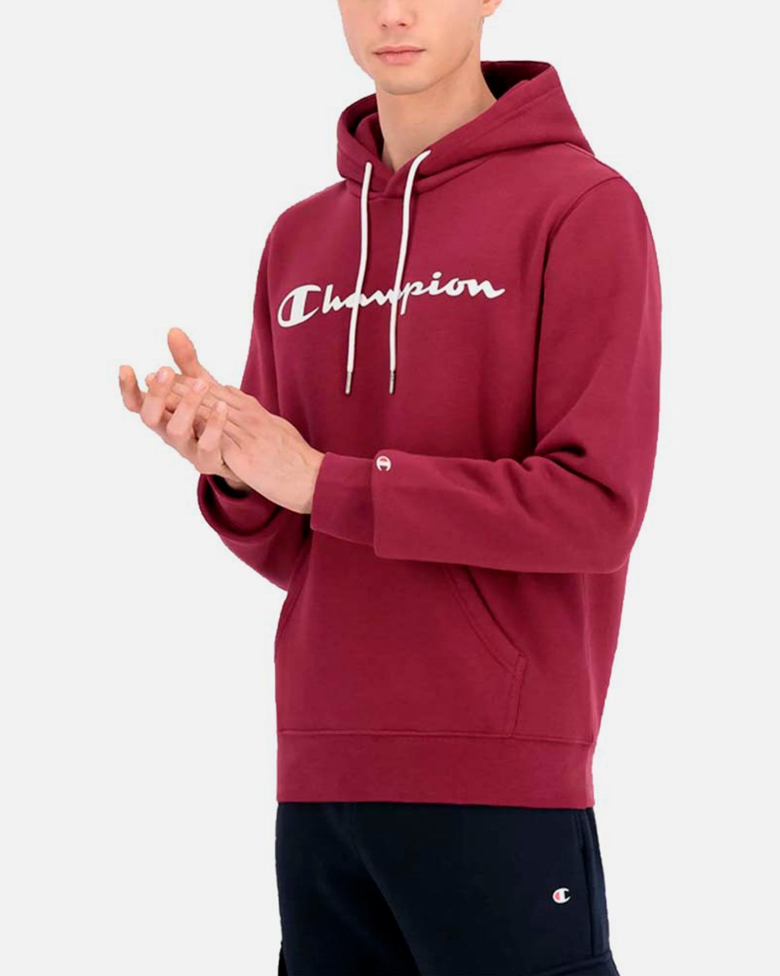 SUDADERA CHAMPION PARA HOMBRE 217830 RS506. Burdeos