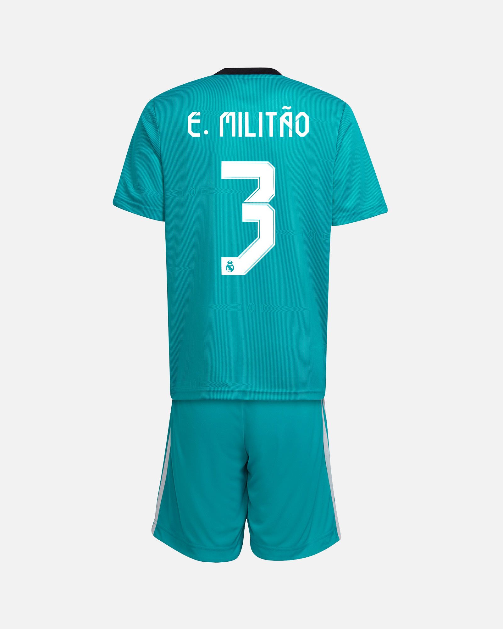 Conjunto 3ª Real Madrid 2021/2022 E. Militao - Fútbol Factory