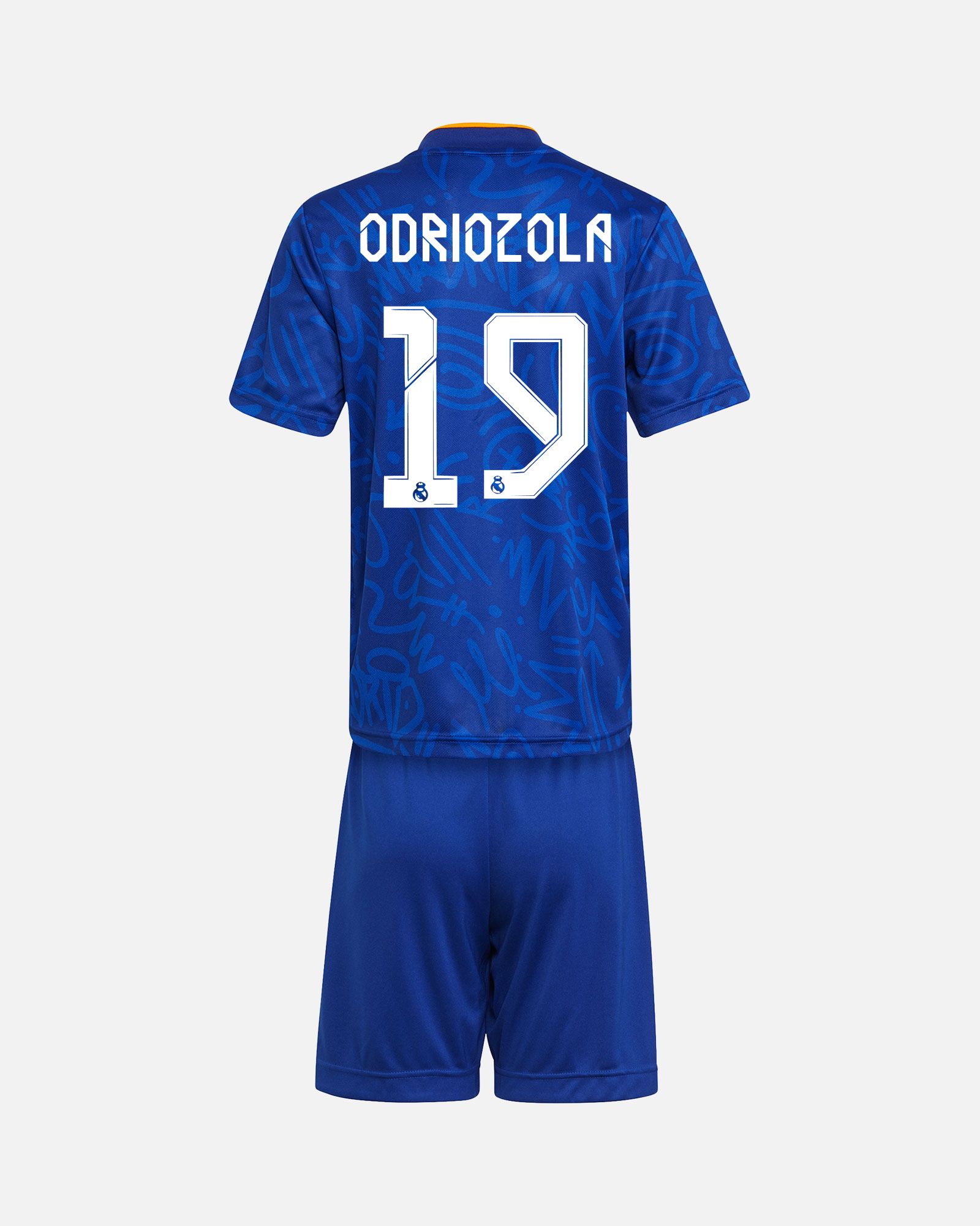 Conjunto 2ª Real Madrid 2021/2022 Odriozola - Fútbol Factory