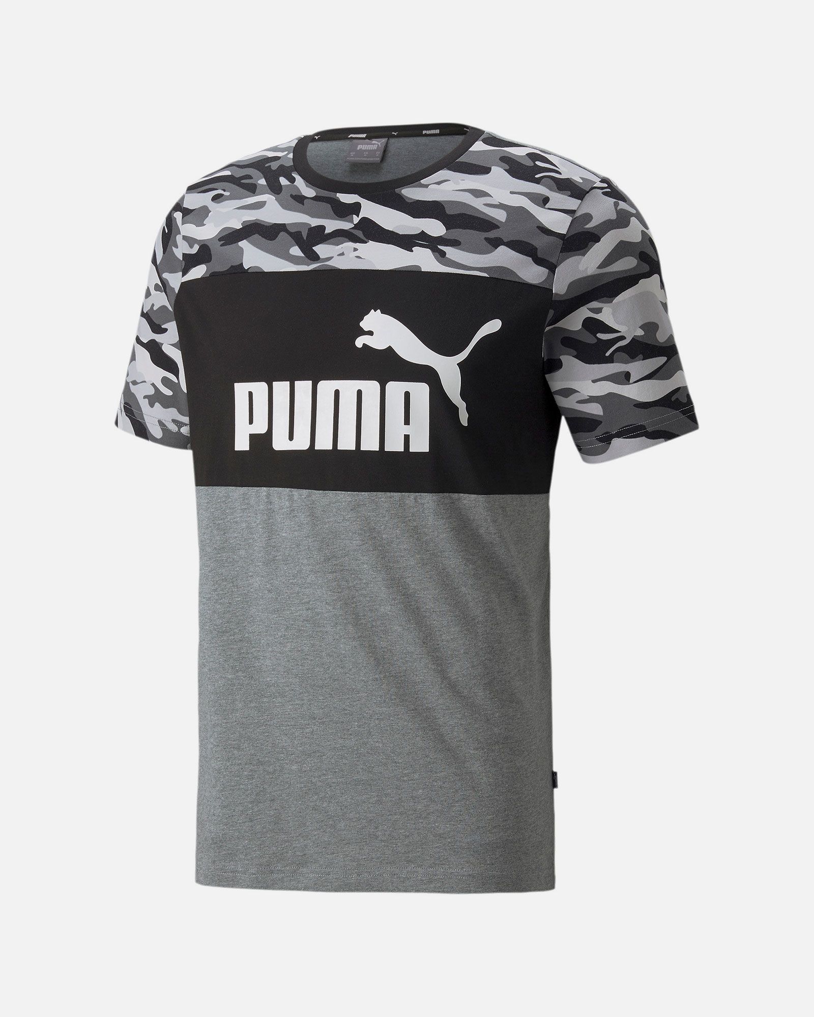 salvar Solitario Deducir Camiseta Puma Essentials+ Camo para Hombre