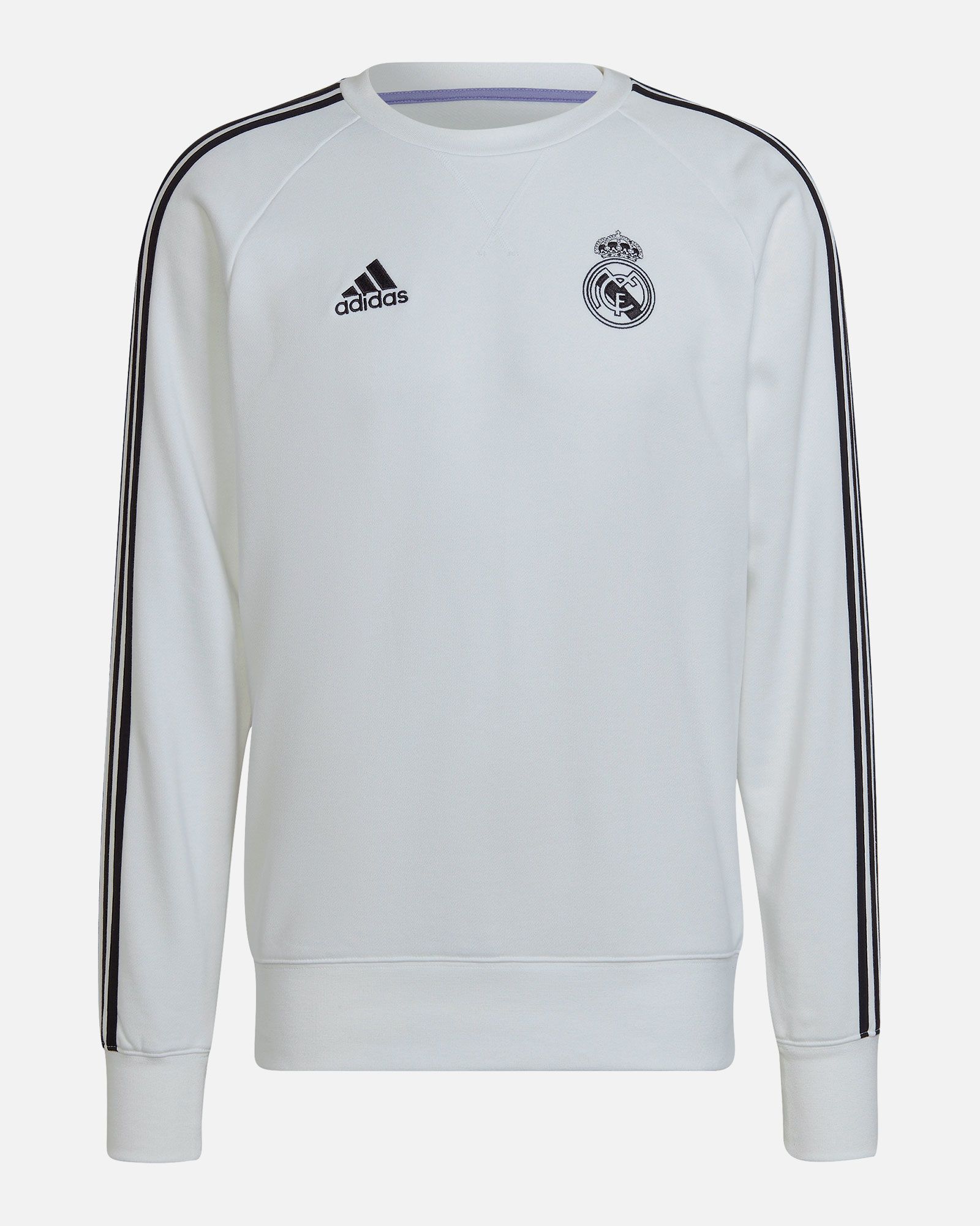 Sudadera de paseo de algodón adidas del Madrid