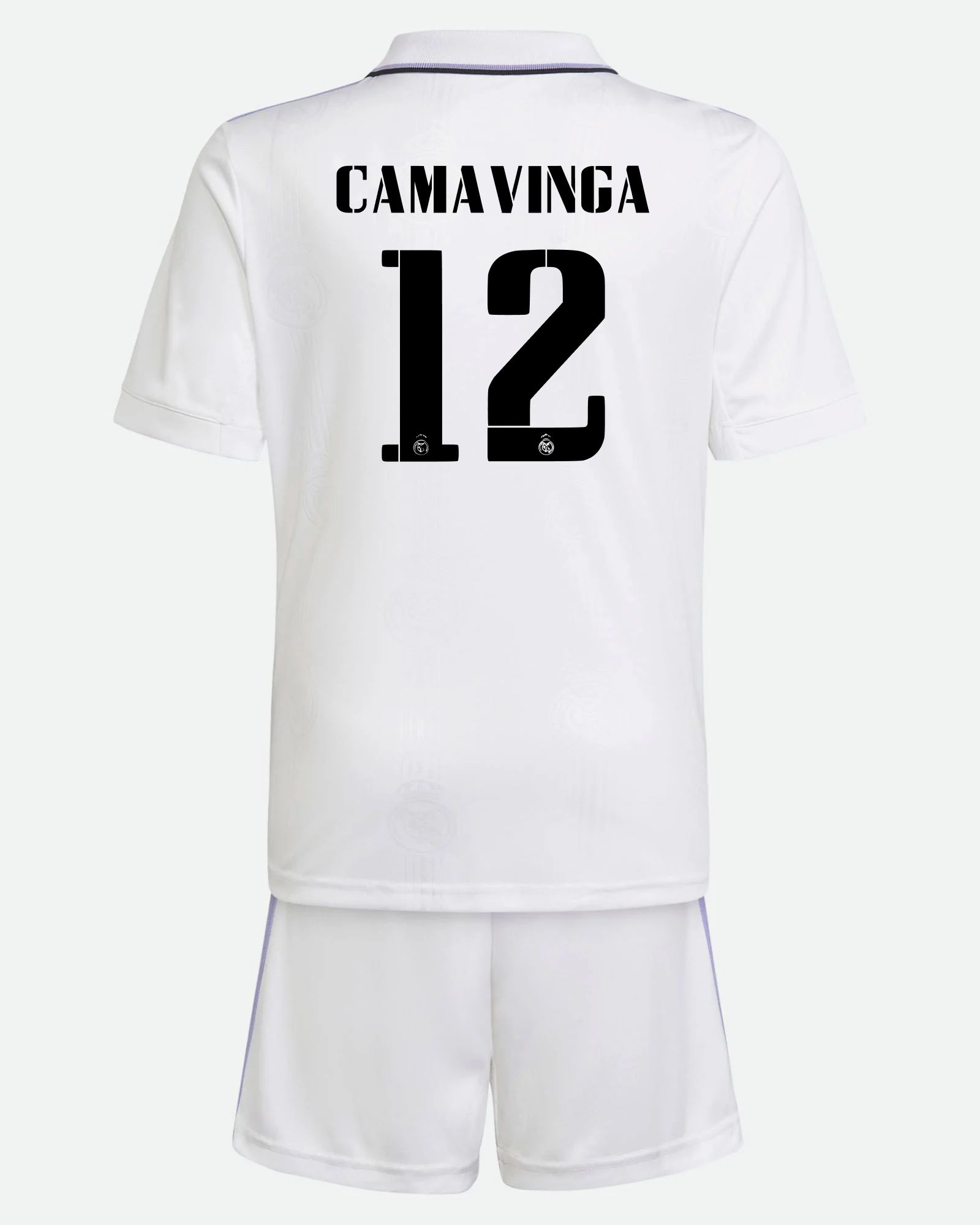 Miniconjunto 1ª Real Madrid 2022/2023 Camavinga - Fútbol Factory