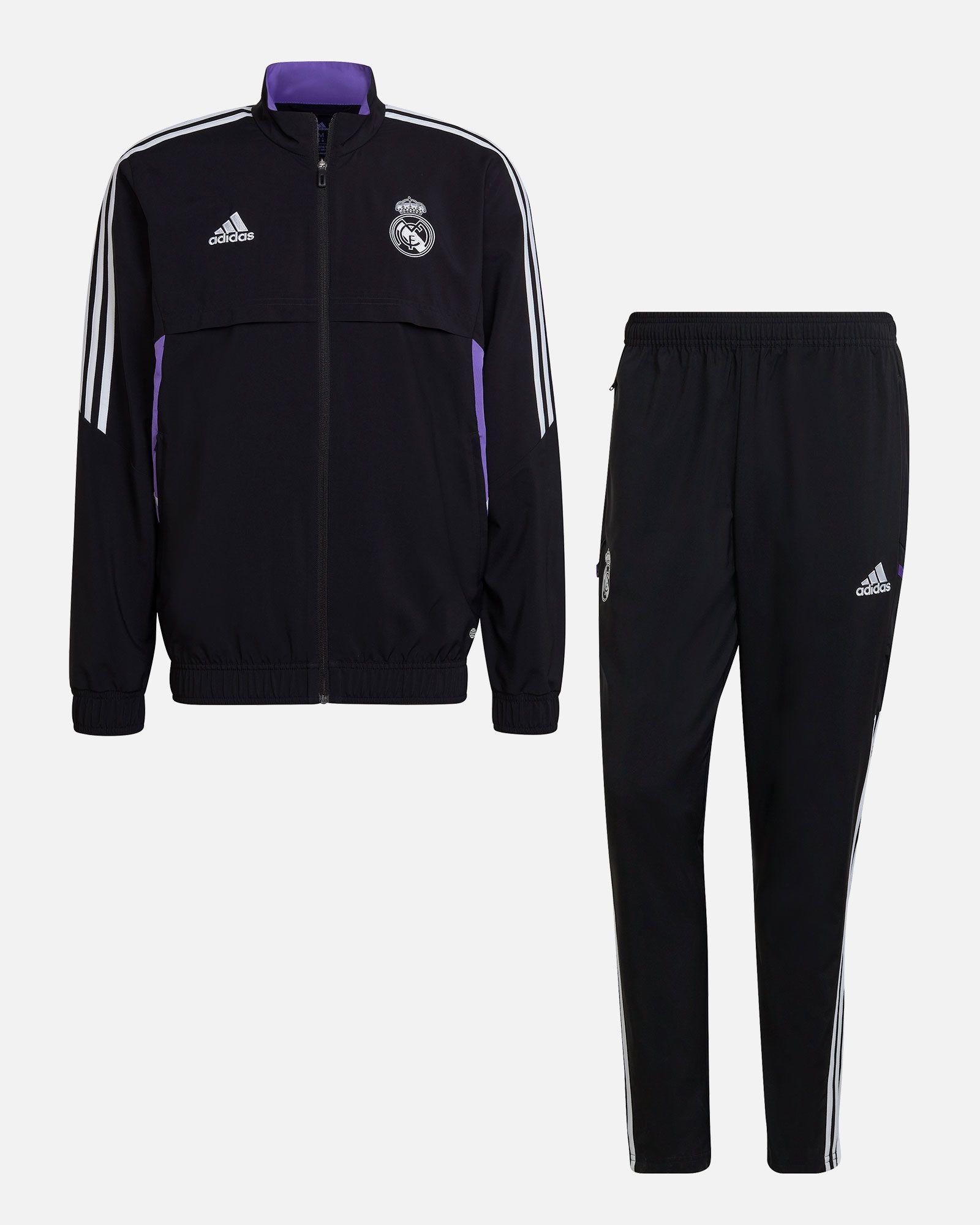 Chándal Real Madrid Tiro adidas de hombre de color Negro