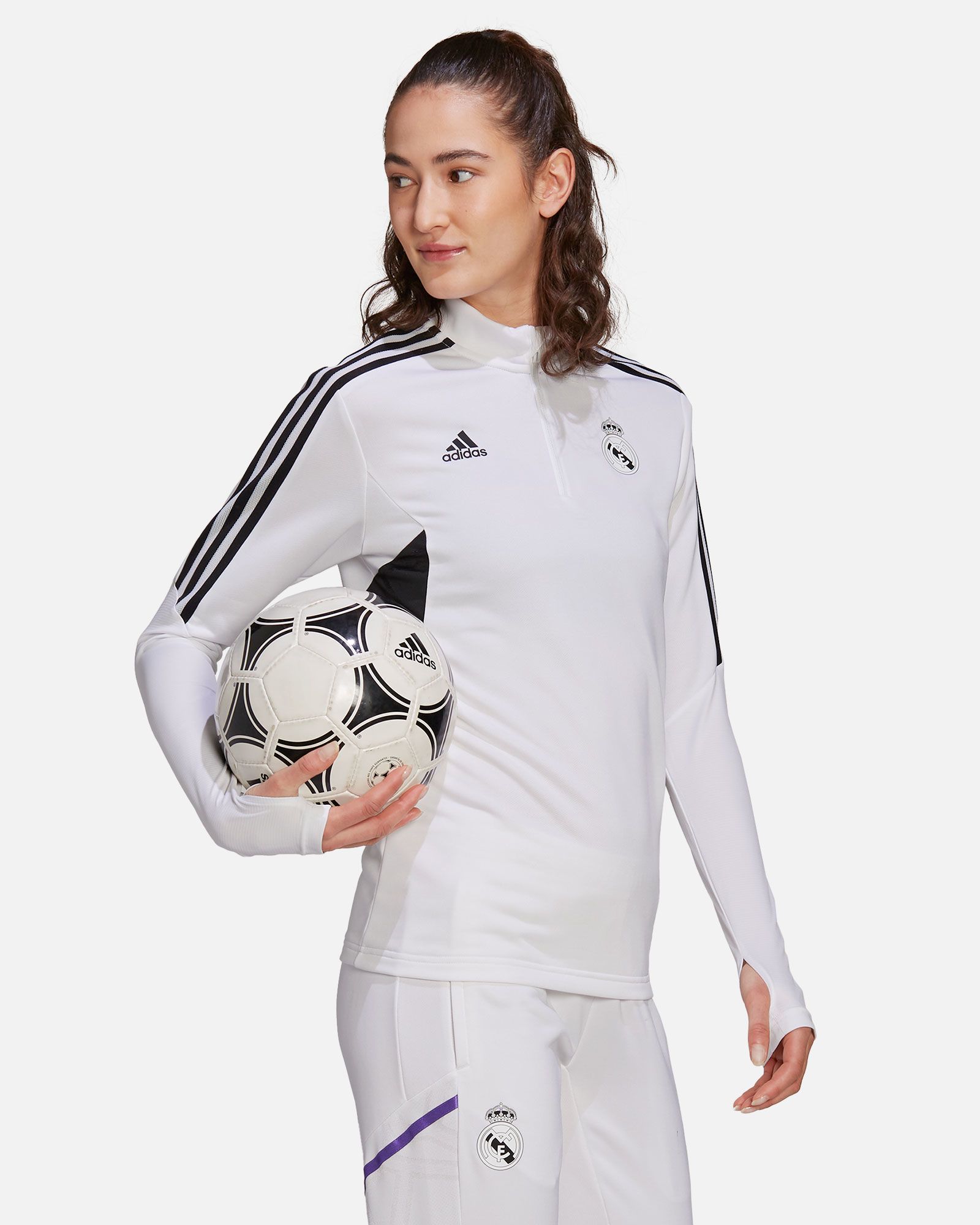 Sudadera de entrenamiento del Real Madrid 2022/2023 para Mujer