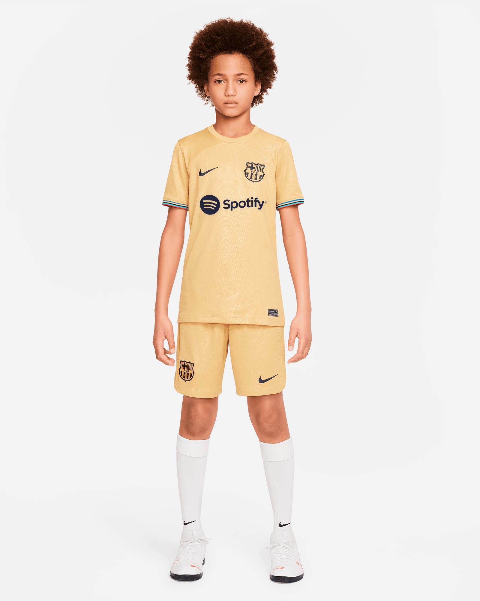 Camiseta Barcelona Segunda Equipación 2022/2023 Niño Kit -  Camisetasdefutbolshop