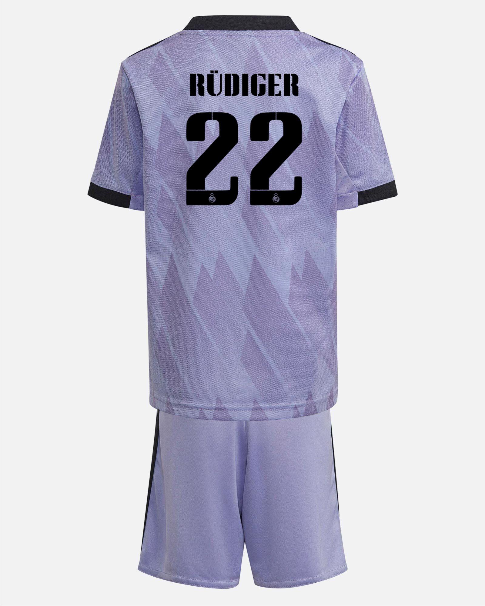 Miniconjunto 2ª Real Madrid 2022/2023 Rüdiger - Fútbol Factory