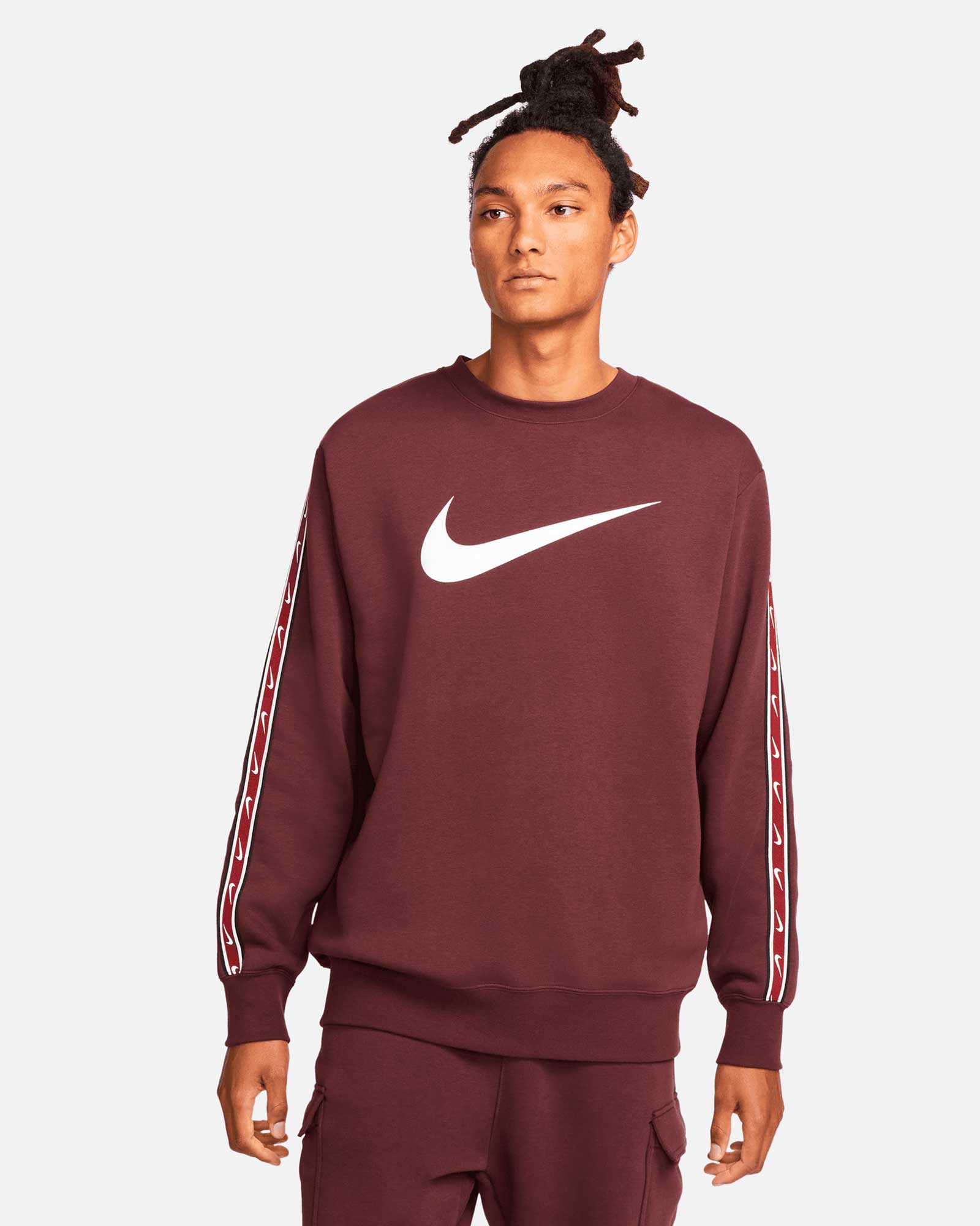 Sindicato realce Limo Sudadera Nike NSW Repeat Swoosh para Hombre