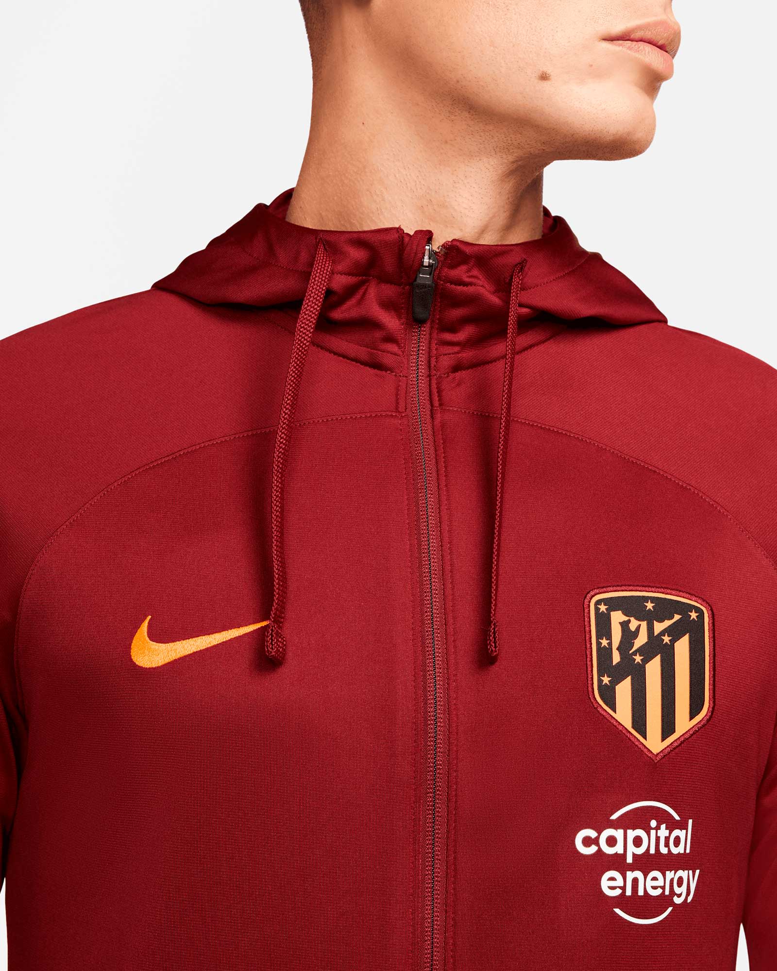 Atlético de Madrid Strike Third Chándal de fútbol de tejido Knit con  capucha Nike Dri-FIT - Hombre