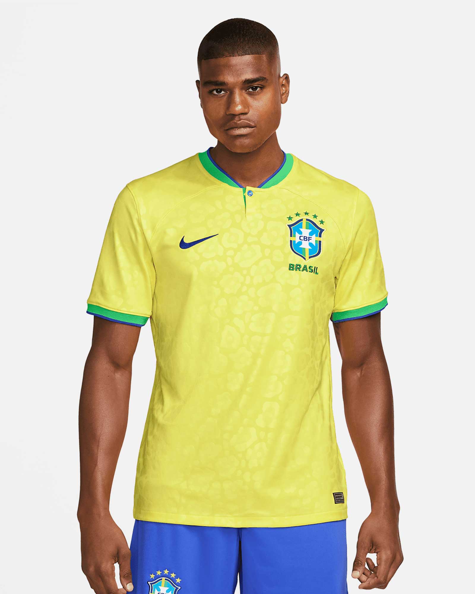 Camiseta 1ª Brasil para el Mundial Qatar 2022 para Hombre