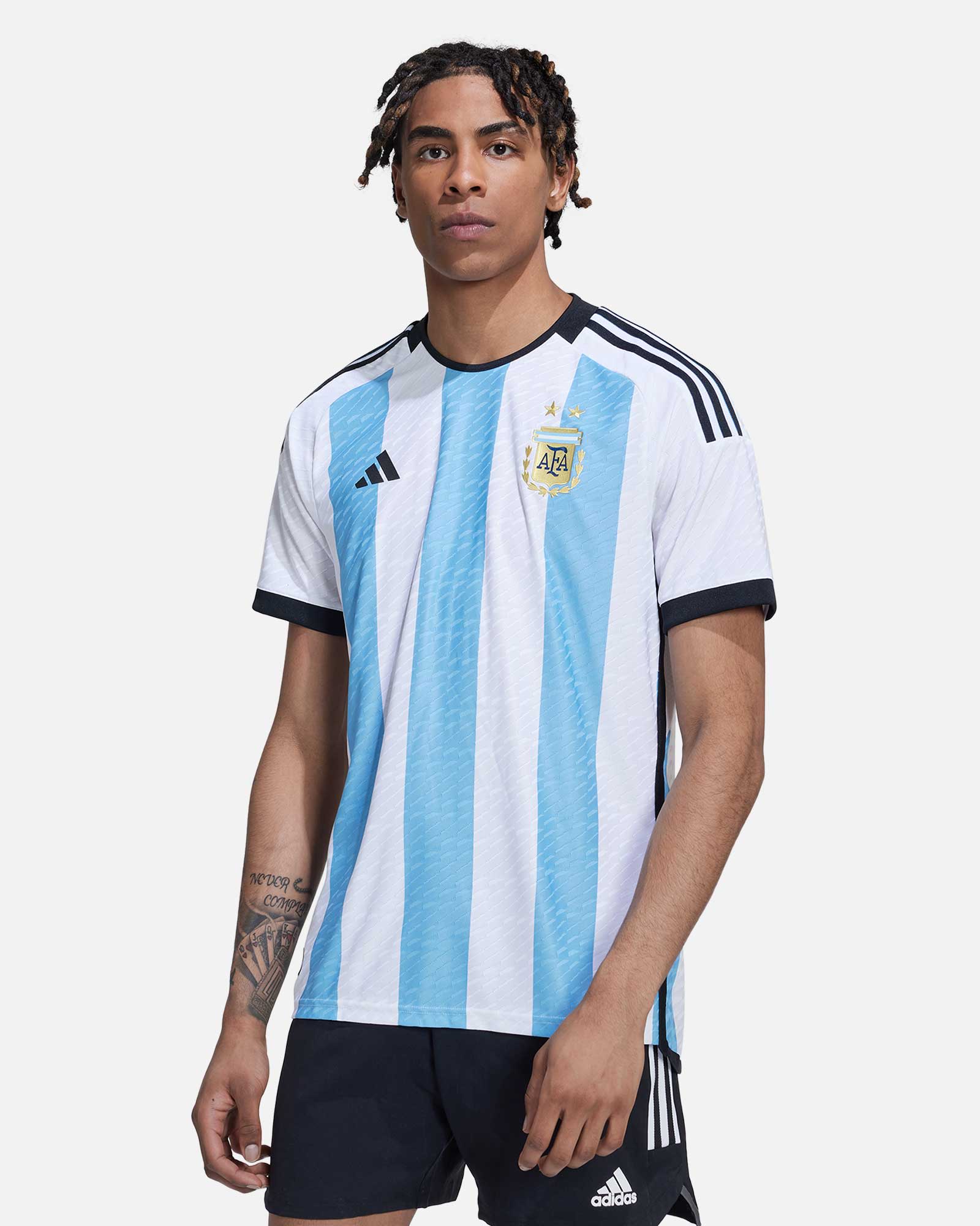 Camiseta 1ª de Argentina el Mundial Qatar 2022 para Hombre