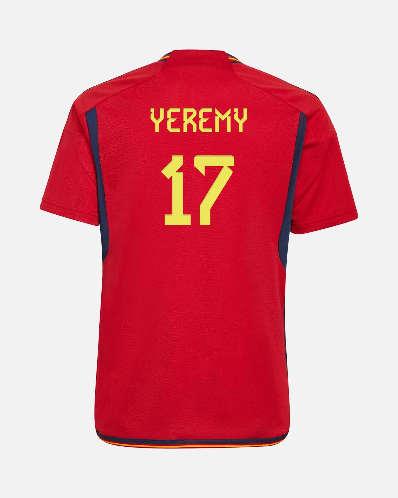 Kandiny - Niño Selección de fútbol de España Camiseta Pedri #26 1ª  Equipación Rojo 2021 Chile